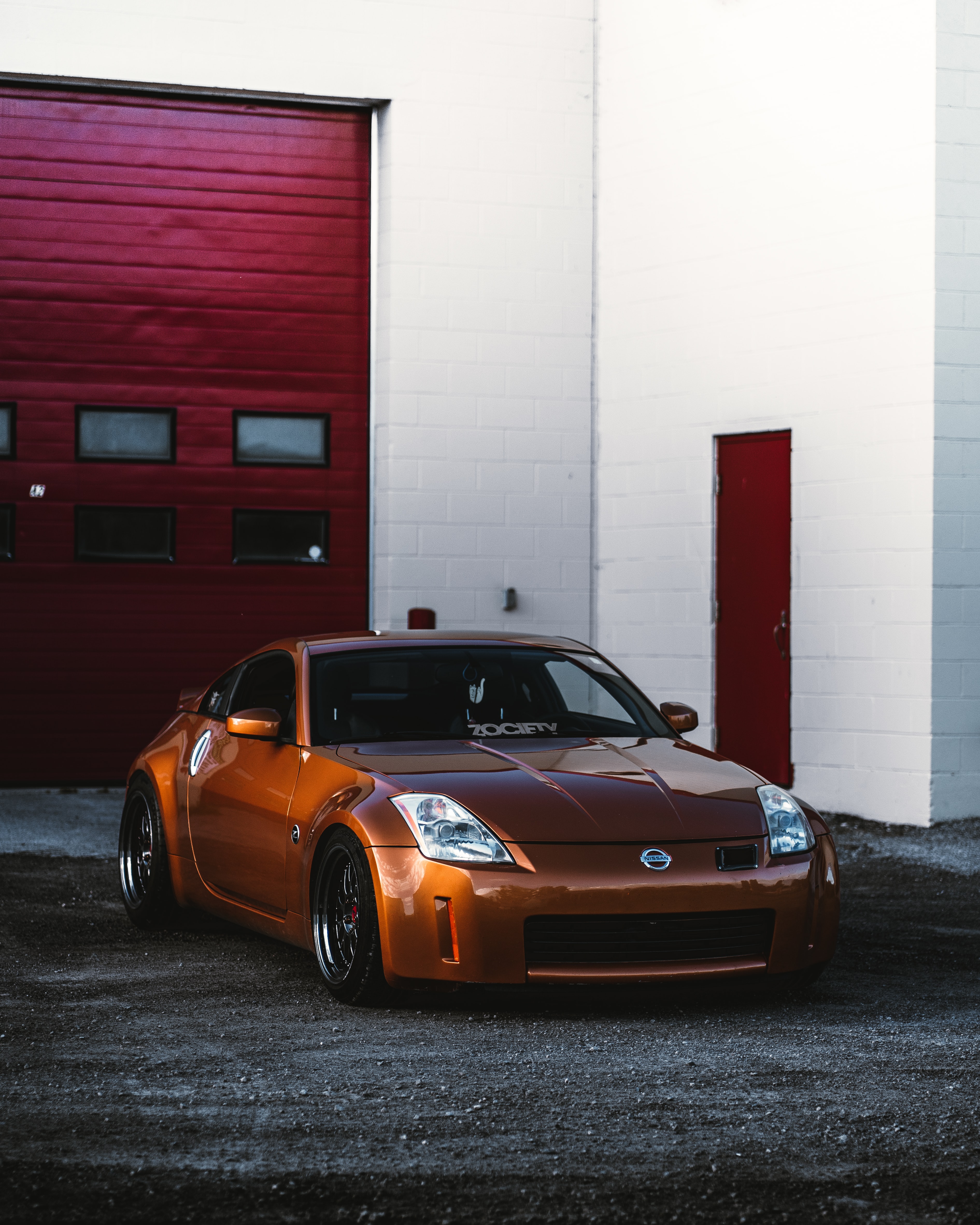 Cool Backgrounds sports, car, front view, sports car Nissan