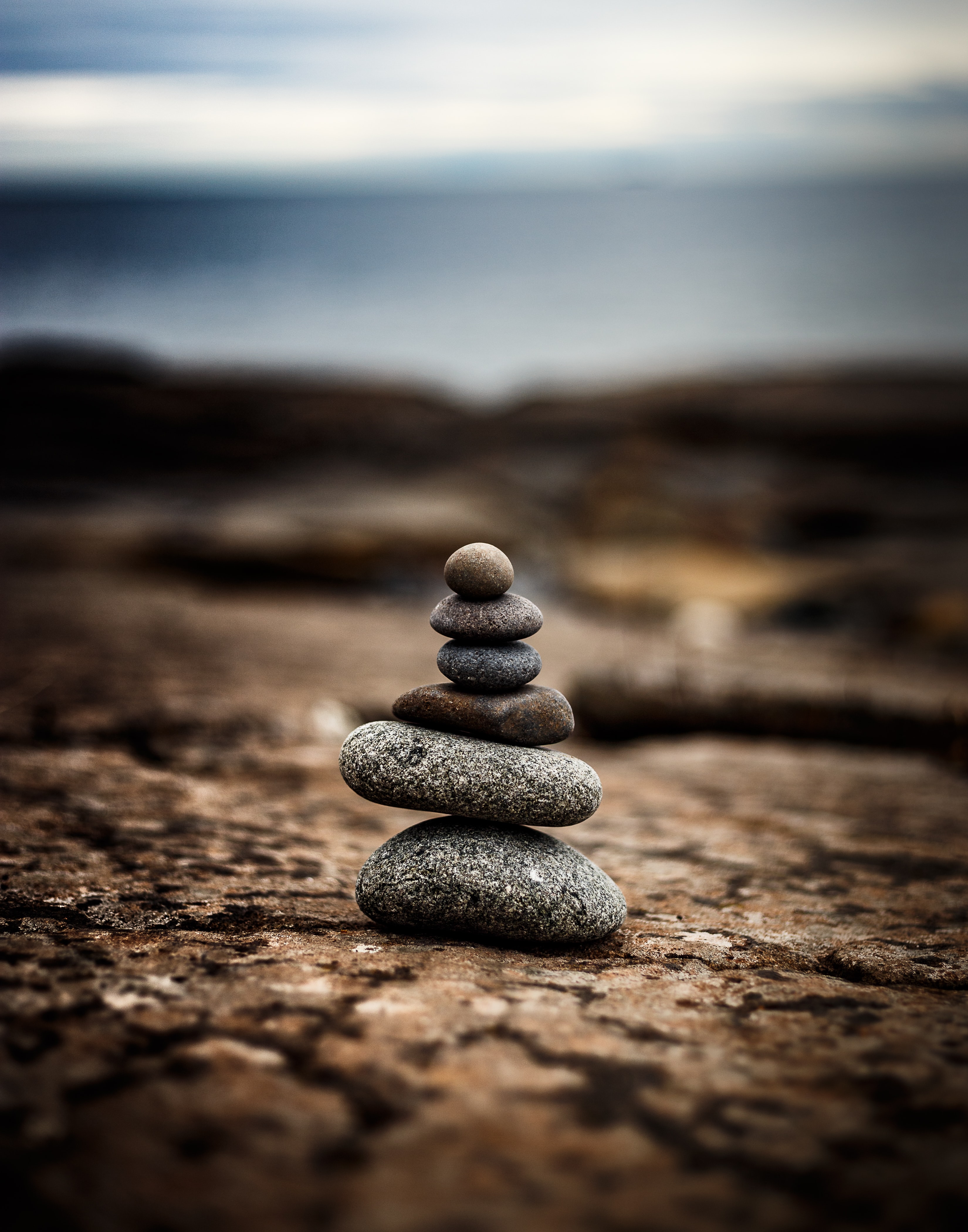 zen, harmony, nature, stones, balance Full HD