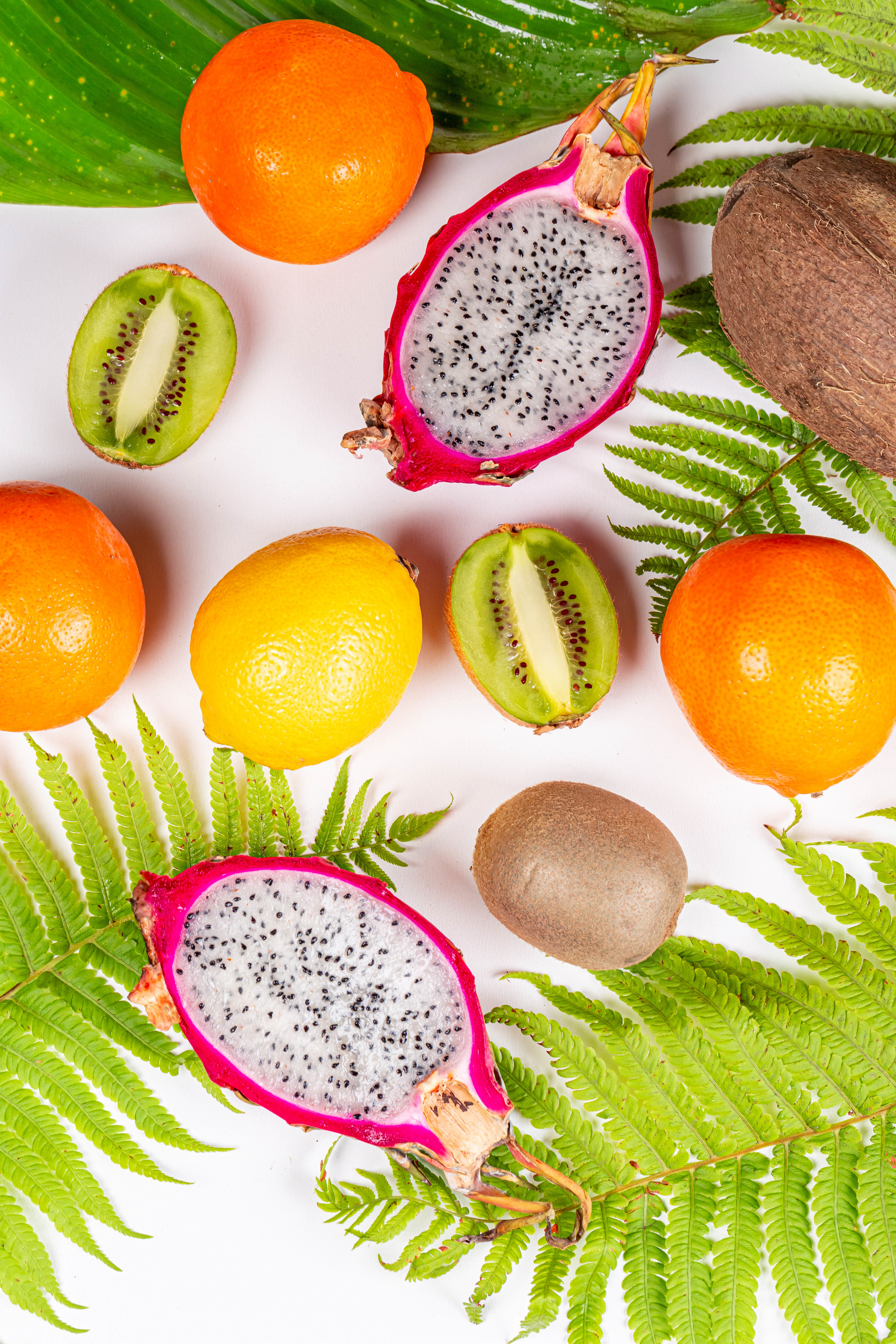 143339 Hintergrundbild herunterladen lebensmittel, kiwi, orange, zitrone, die frucht, frucht, zitrusfrüchte, zitrus, pitaya - Bildschirmschoner und Bilder kostenlos