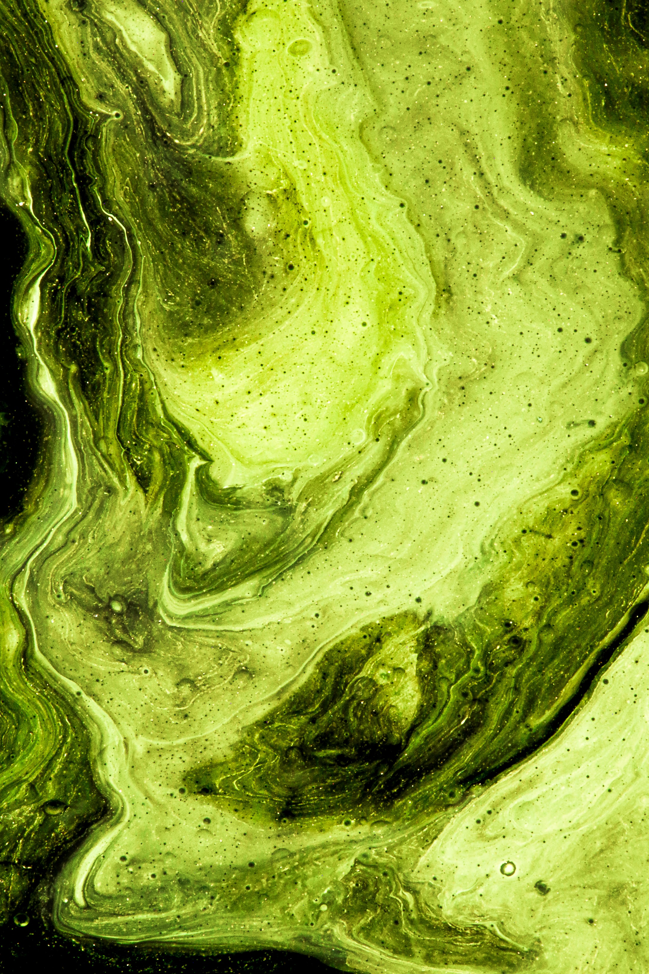 Phone Wallpaper abstract, art, fluid art, green