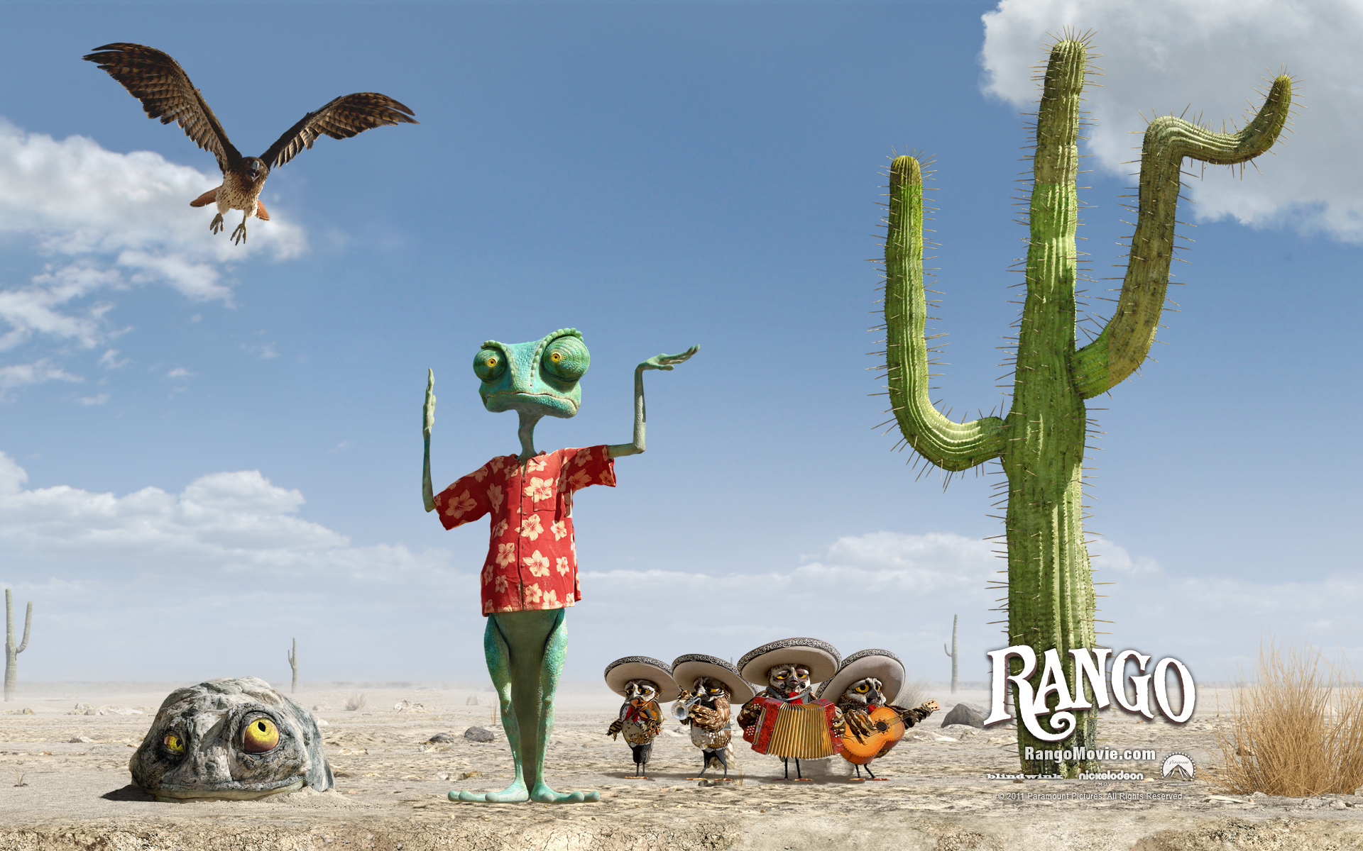 14436 Screensavers and Wallpapers Rango for phone. Download rango, cartoon, blue pictures for free
