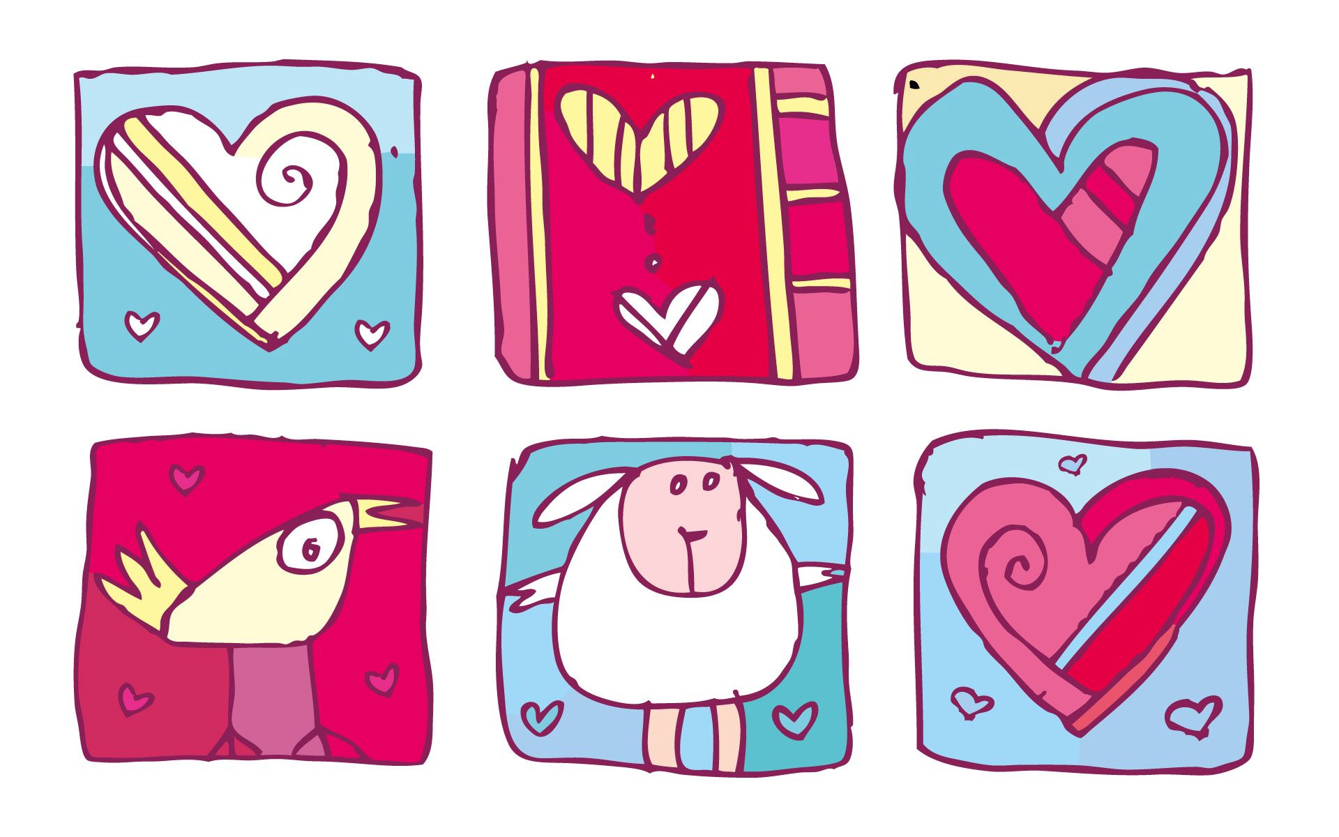 Handy-Wallpaper Feiertage, Herzen, Liebe, Valentinstag, Bild, Zeichnung, Ein Herz kostenlos herunterladen.