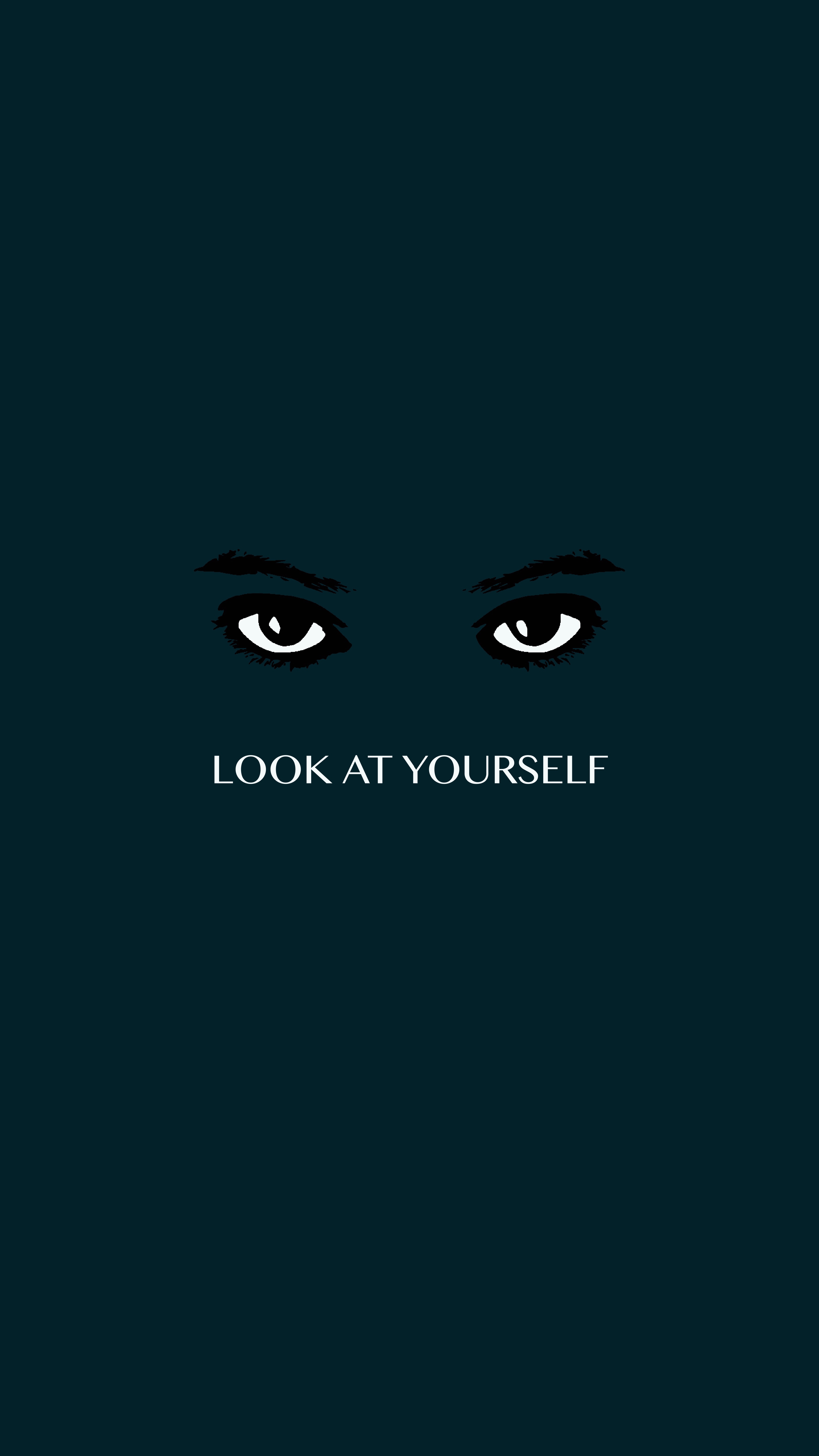 Widescreen image motivation, words, eyes, phrase