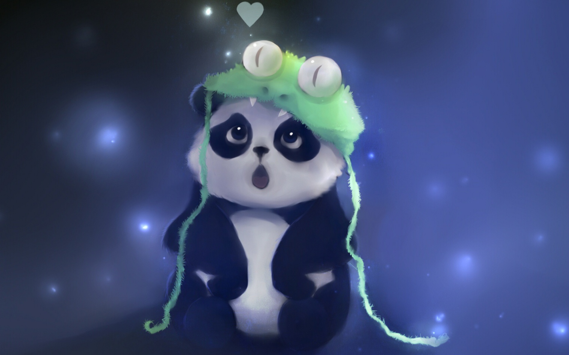 cute, panda, animal Phone Background