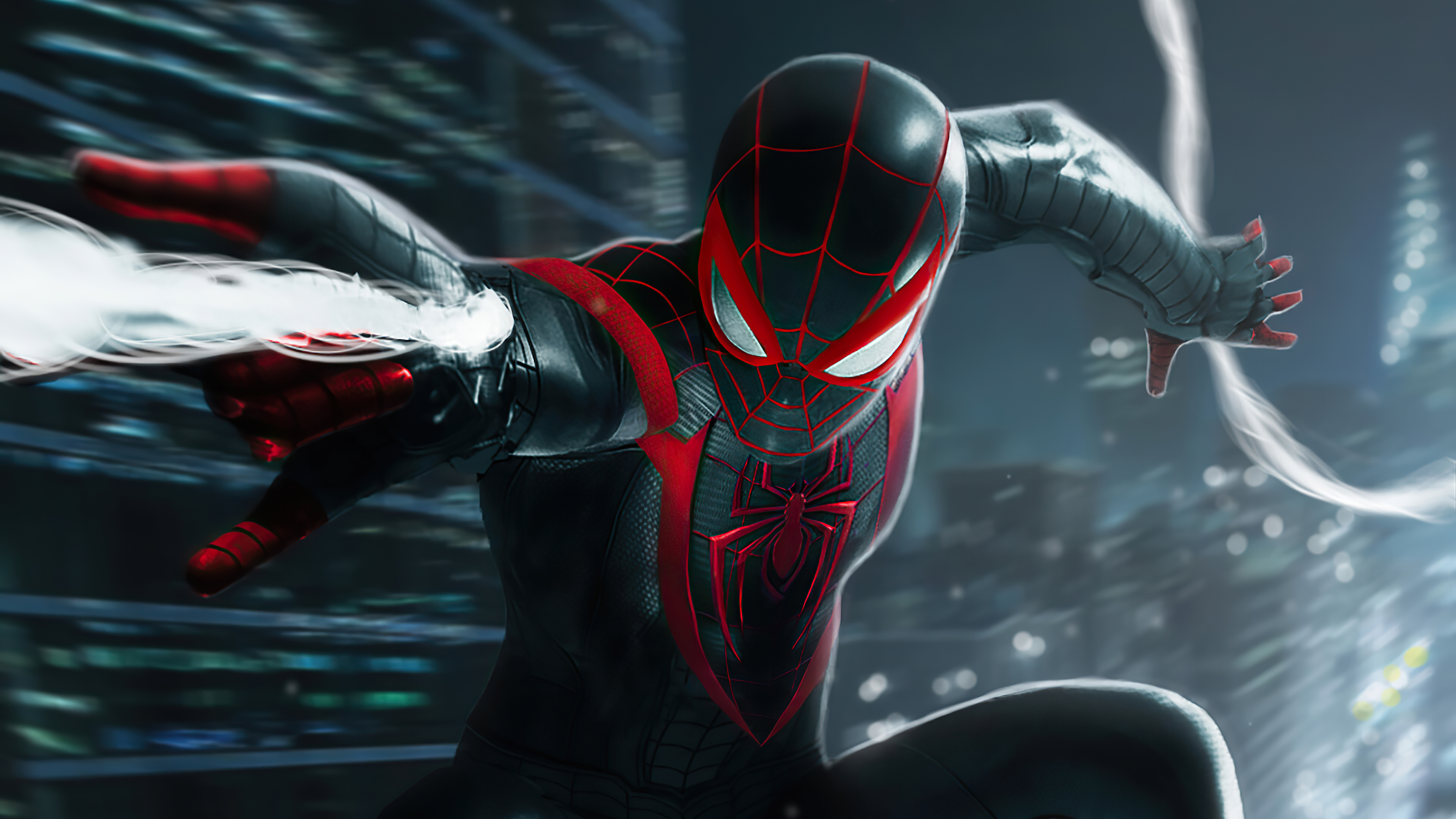 android spider man, marvel's spider man: miles morales, video game, miles morales