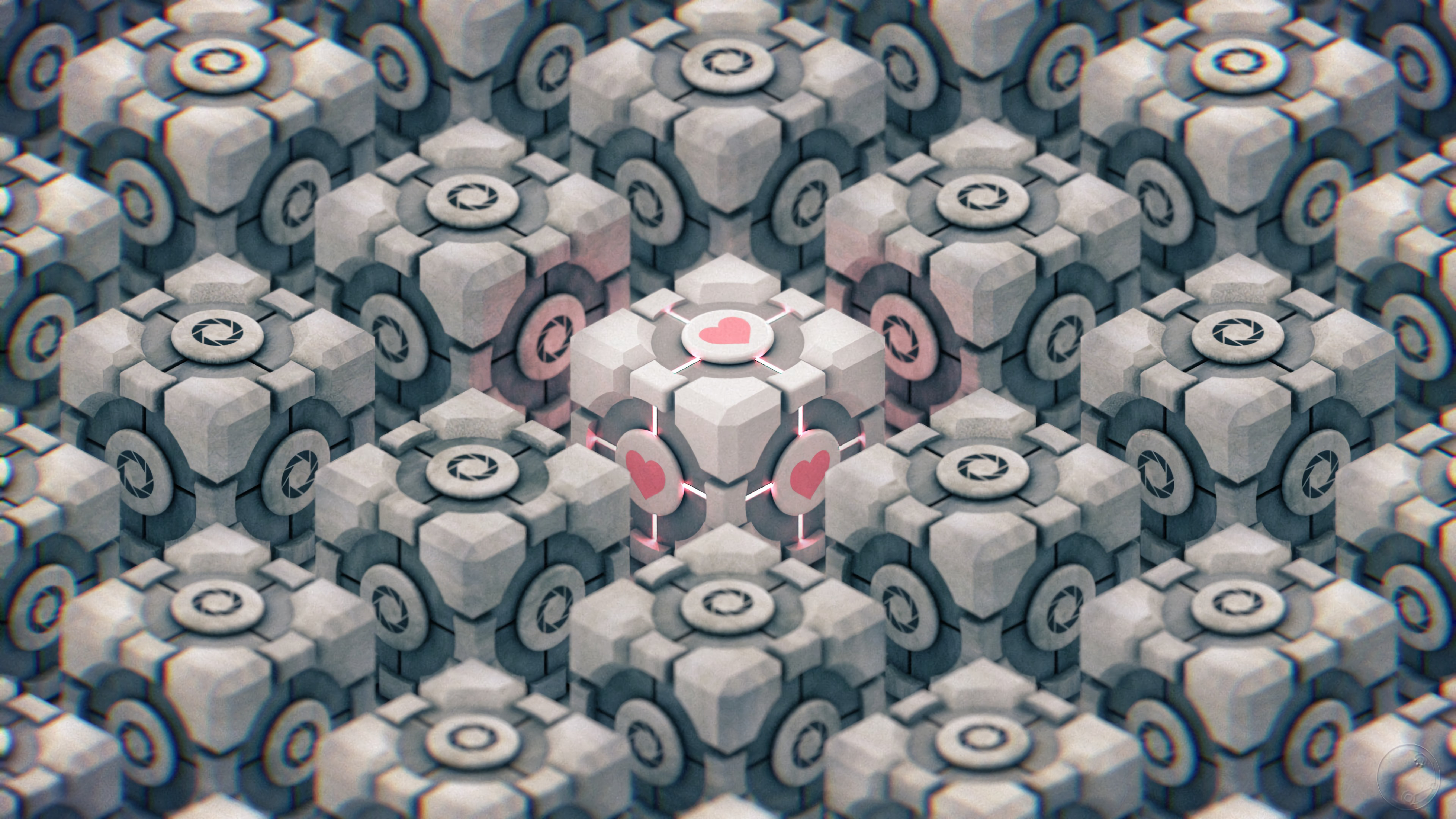 Latest Mobile Wallpaper heart, cuba, pattern, 3d