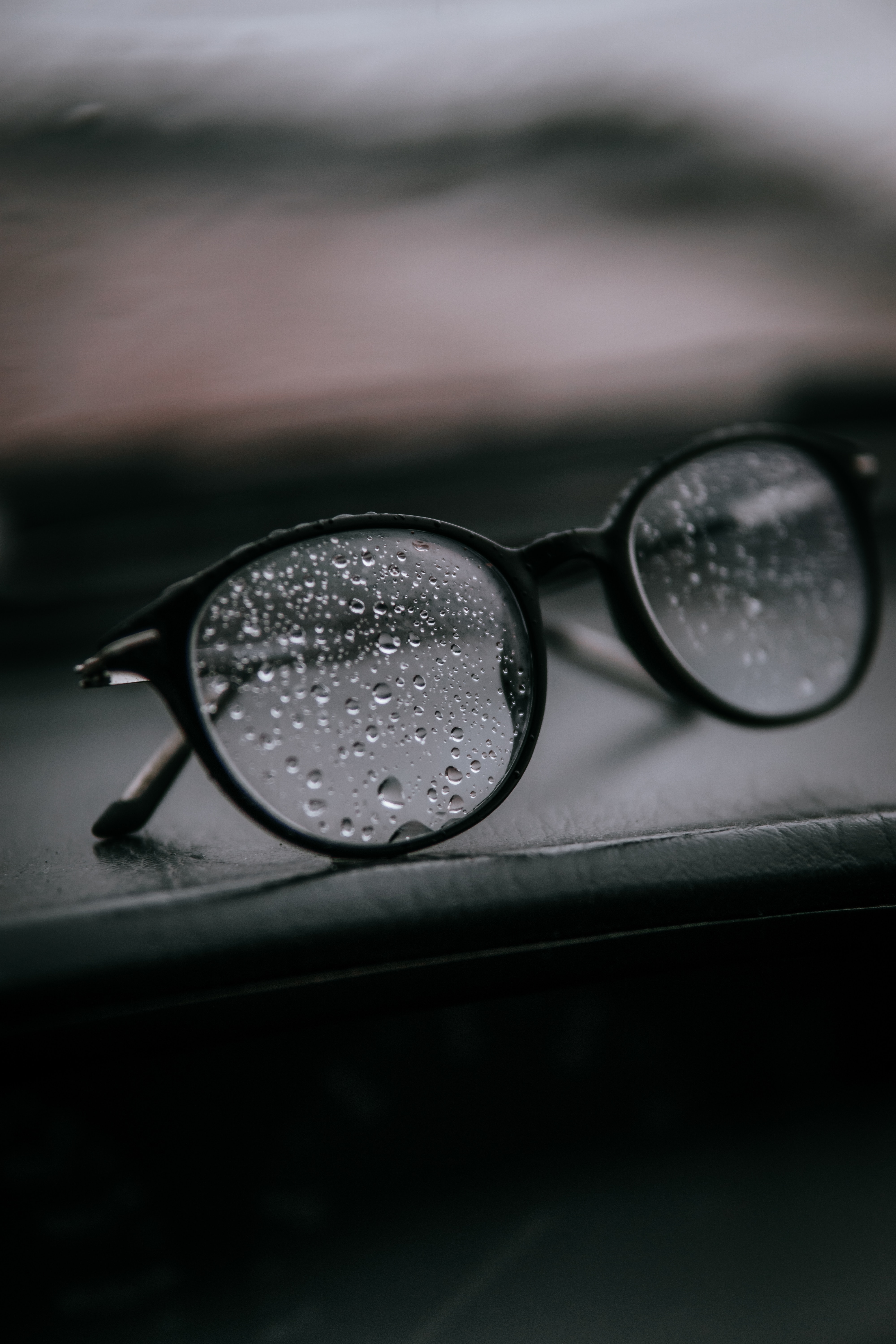 miscellanea, drops, miscellaneous, wet, glass, glasses, spectacles Full HD