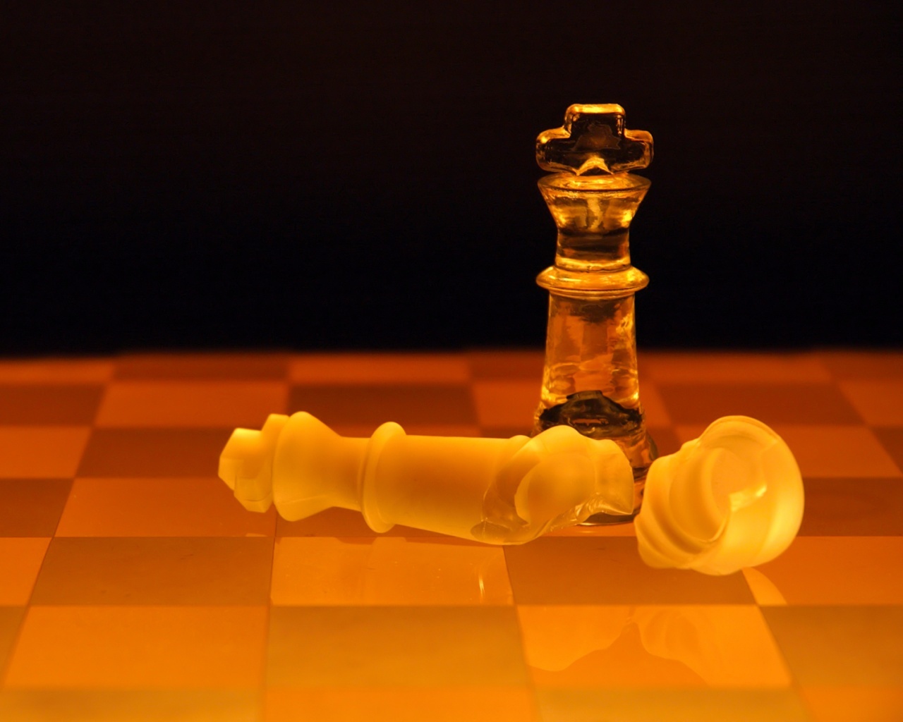 iPhone Wallpapers orange, background Chess