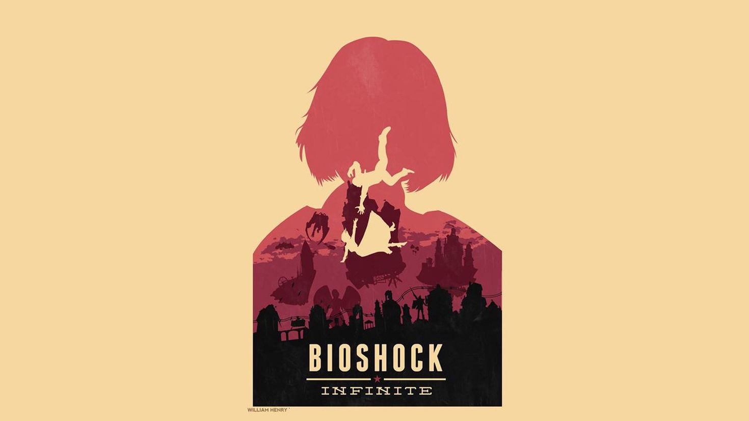 Bioshock Infinite 4к poster