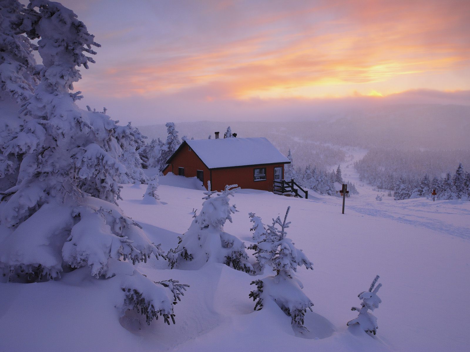 sweden, photography, snow, winter Full HD