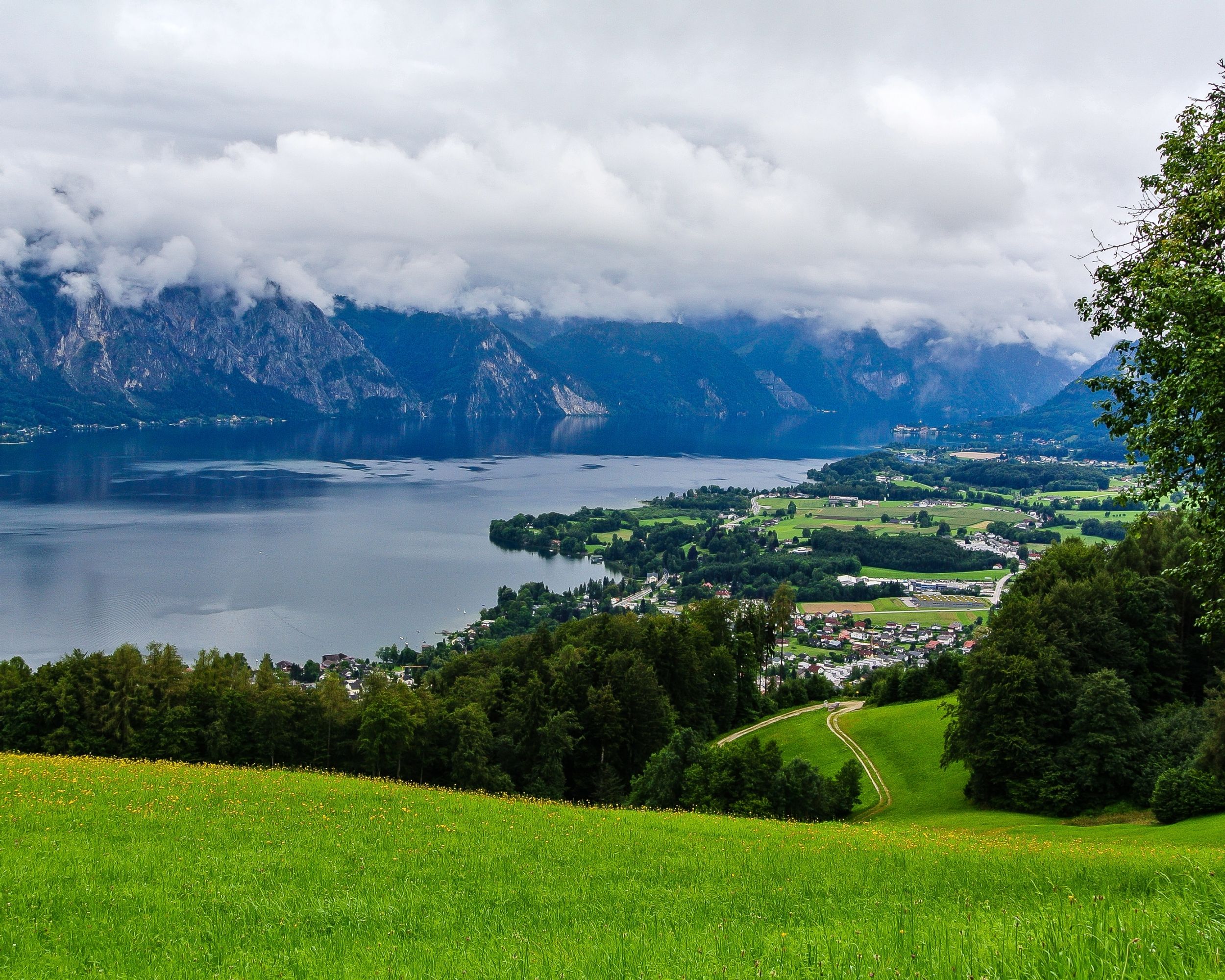 Озеро Траунзее Австрия