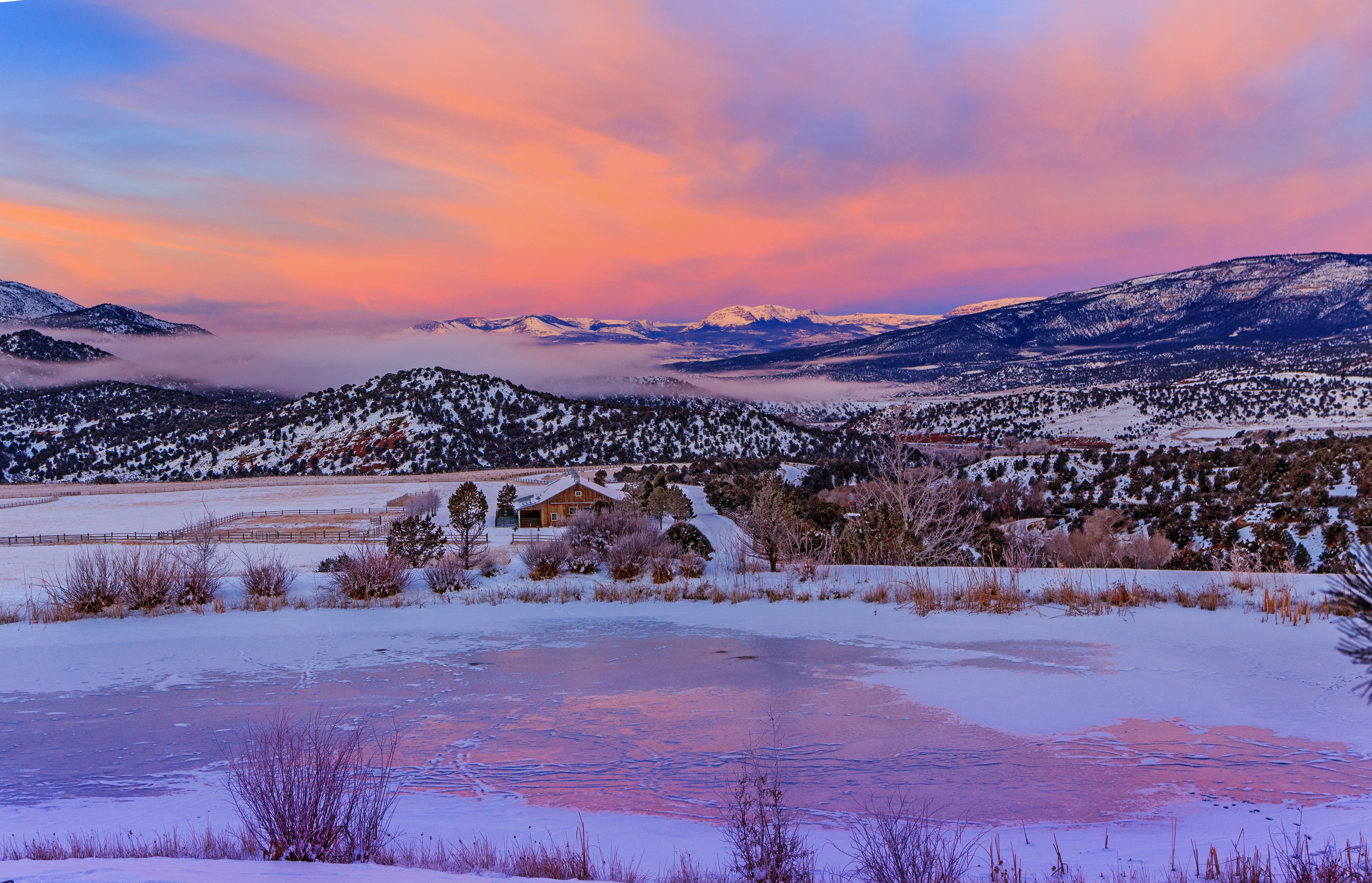 snow, horizon, dawn, colorado New Lock Screen Backgrounds
