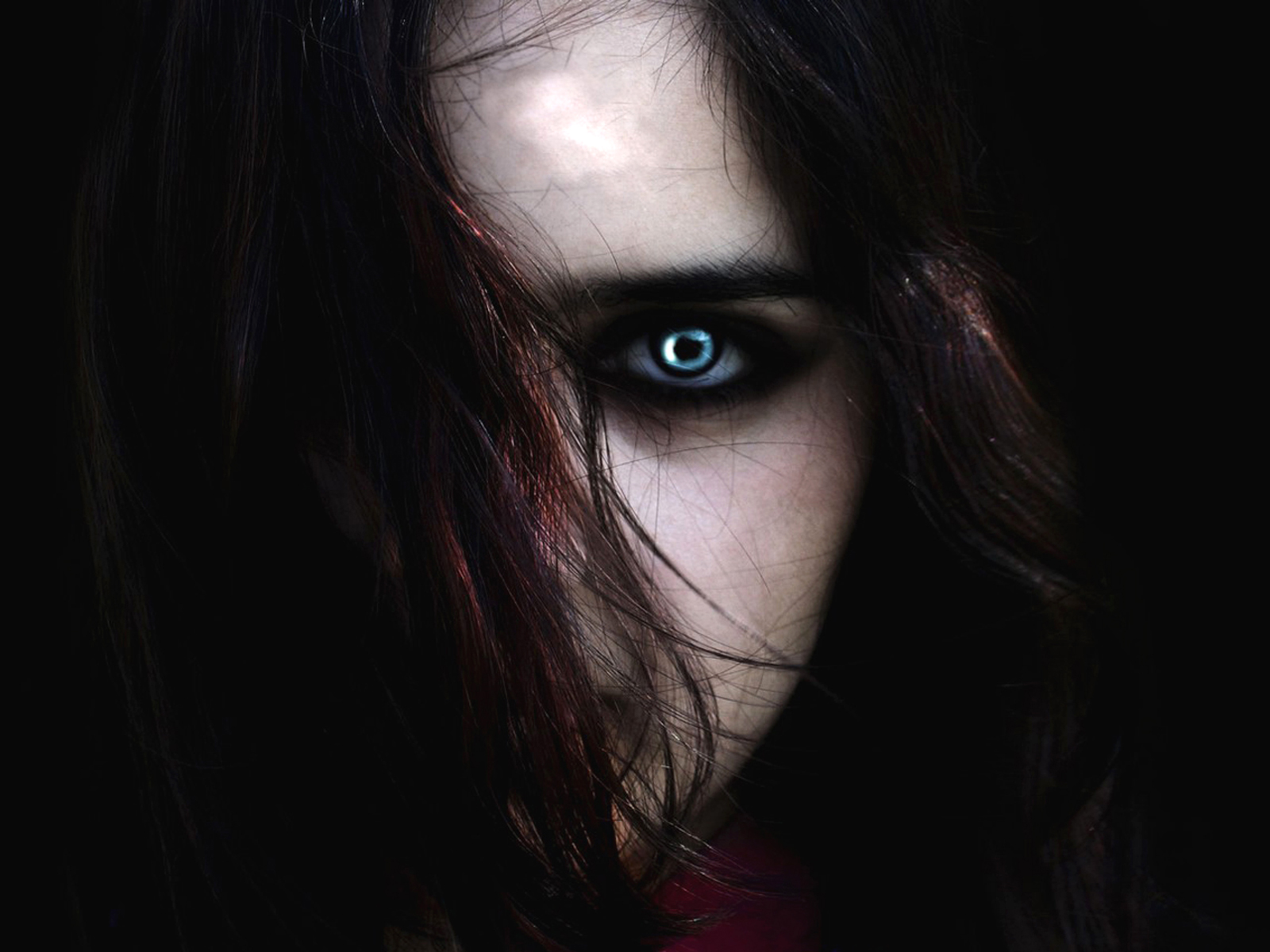 dark, vampire, fantasy, hair, eye iphone wallpaper