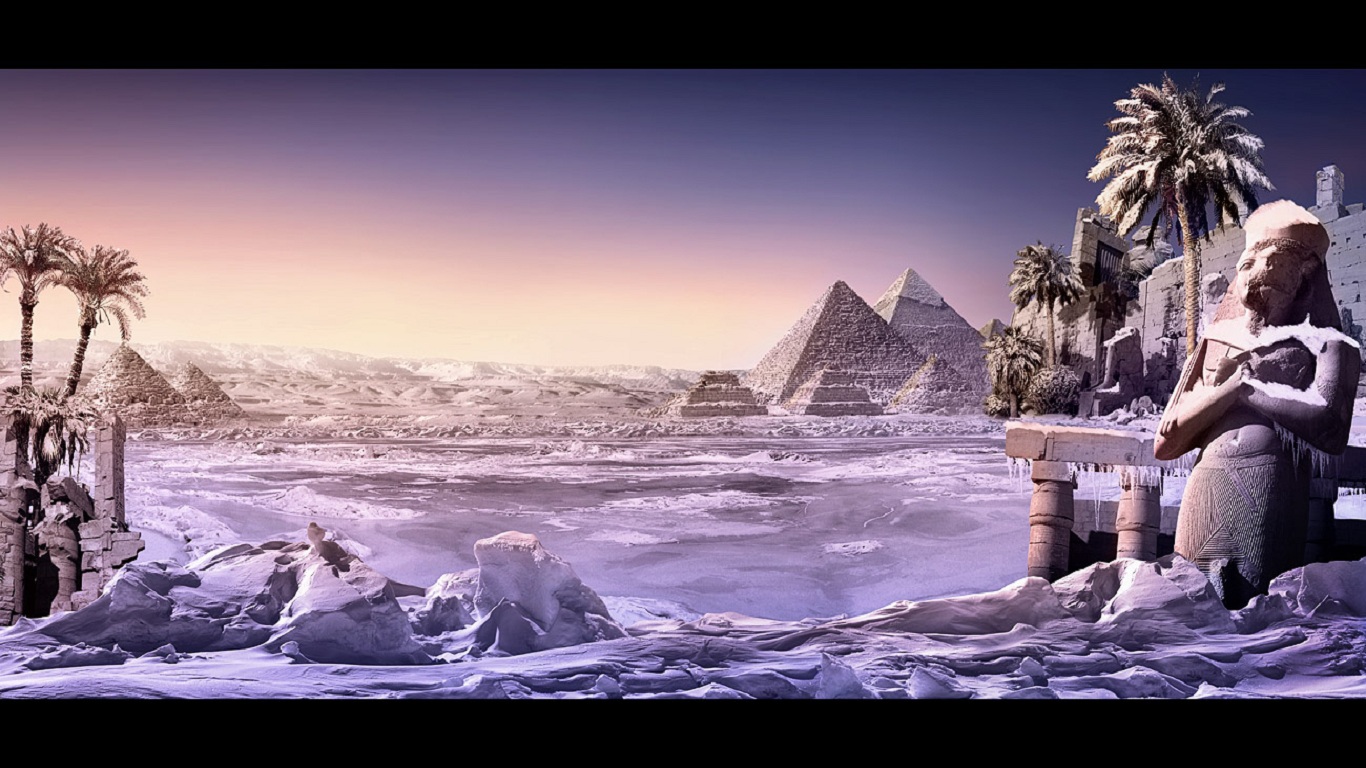 artistic, egyptian, egypt, pyramid Full HD