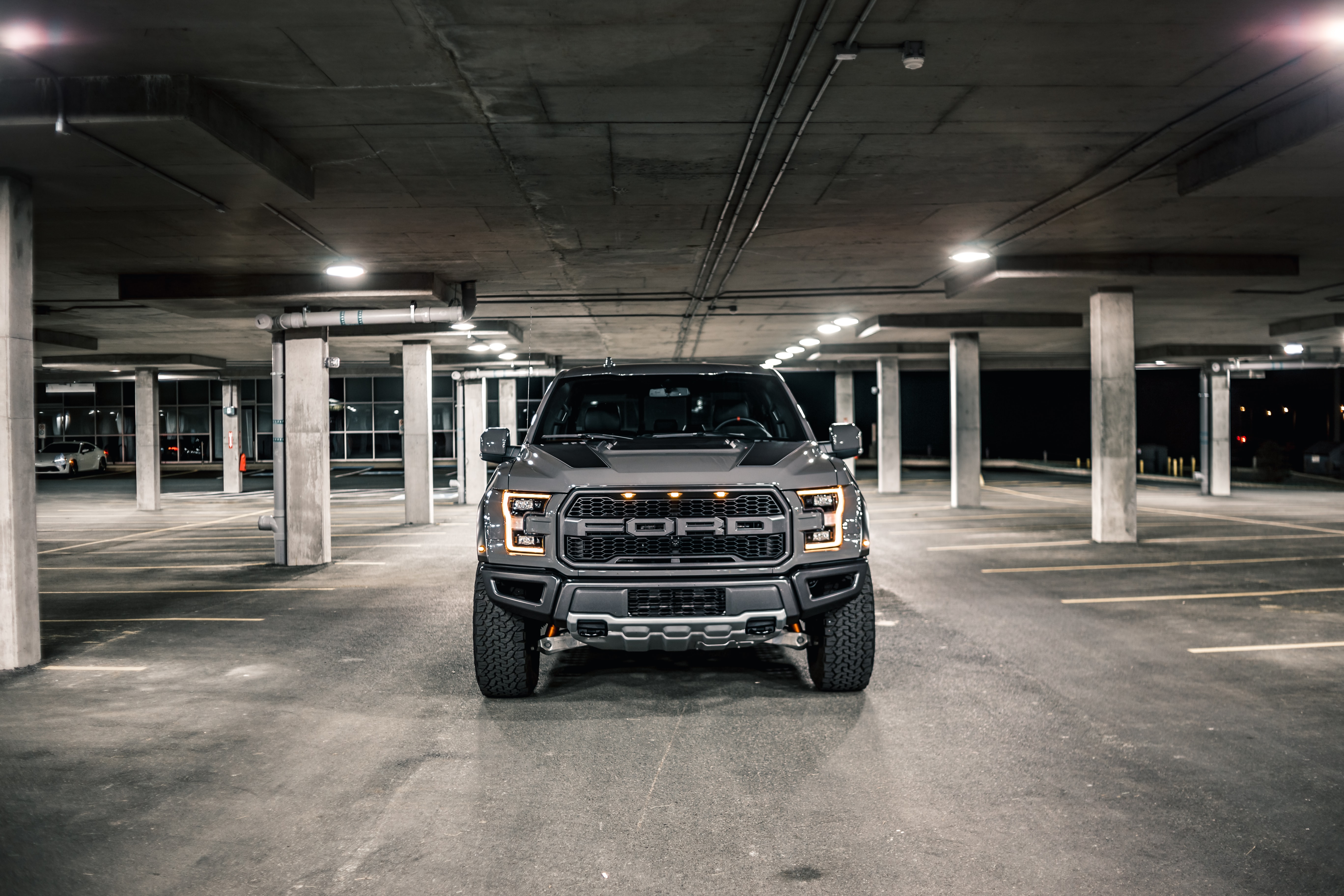vertical wallpaper suv, ford, ford f-150, front view, cars, car, grey
