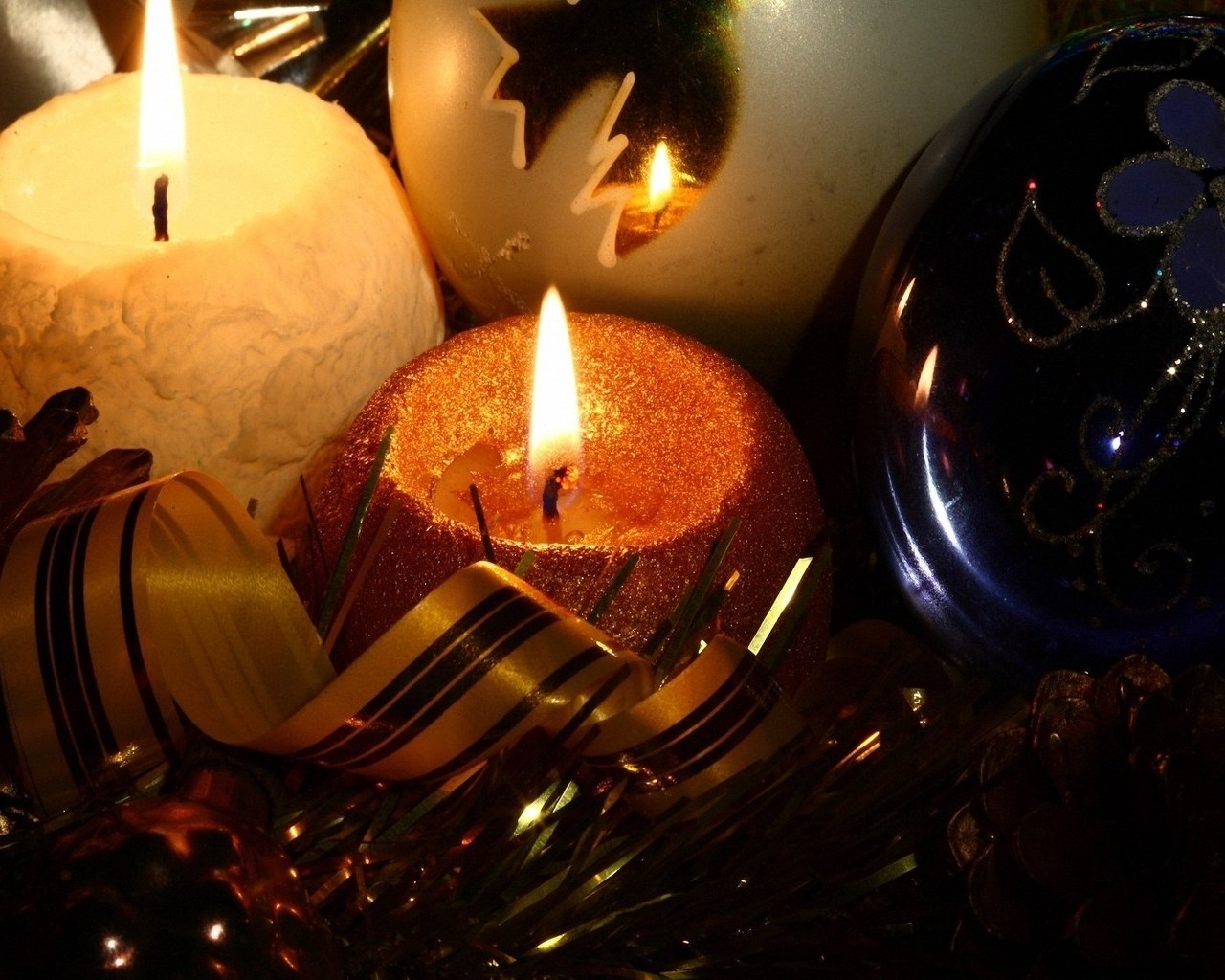 2283 скачать обои свечи, новый год (new year), праздники - заставки и картинки бесплатно