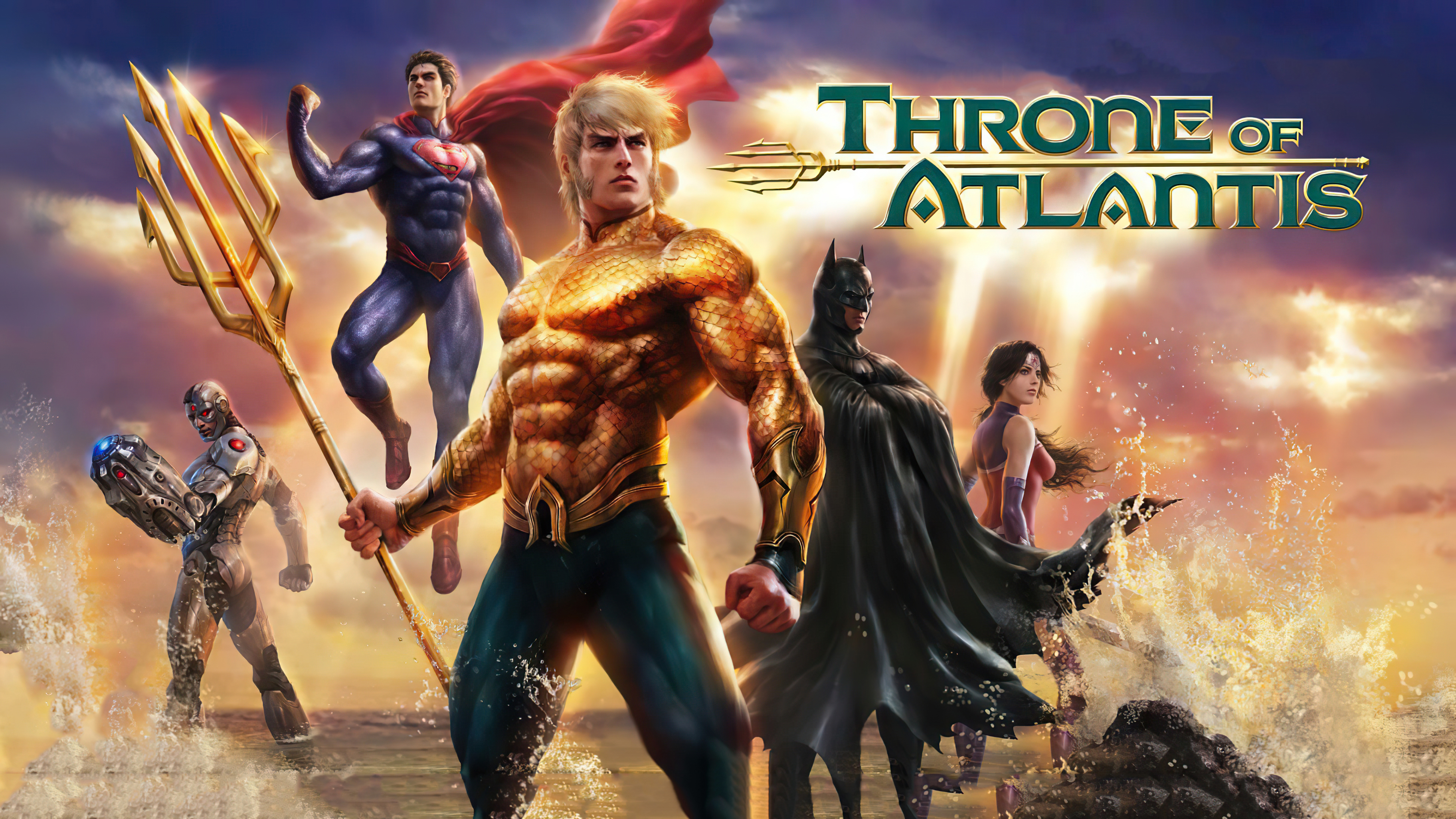 HD desktop wallpaper: Batman, Superman, Movie, Diana Prince, Aquaman,  Wonder Woman, Cyborg (Dc Comics), Justice League, Justice League: Throne Of  Atlantis, Arthur Curry download free picture #499679