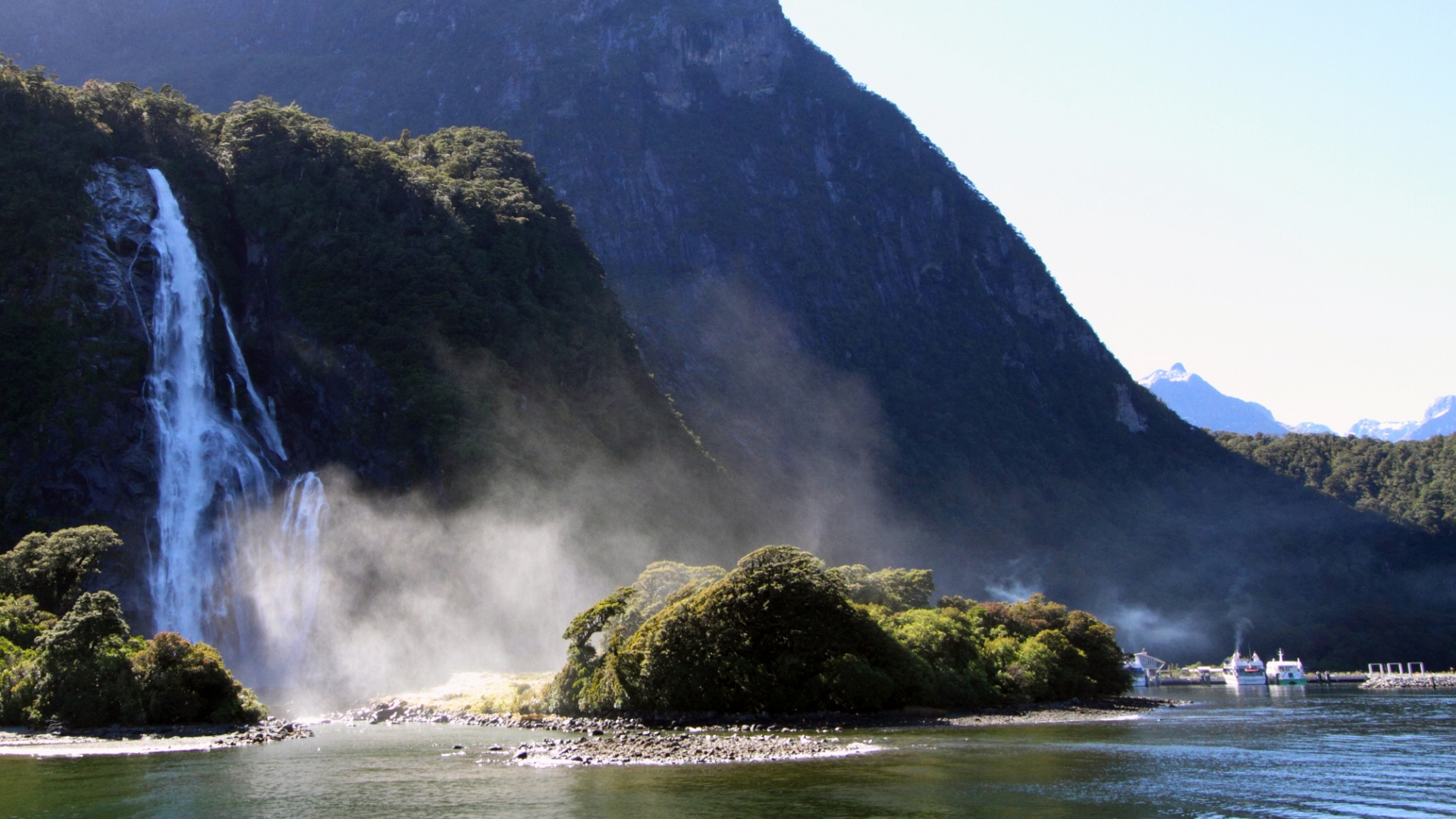Водопад Боуэн новая Зеландия