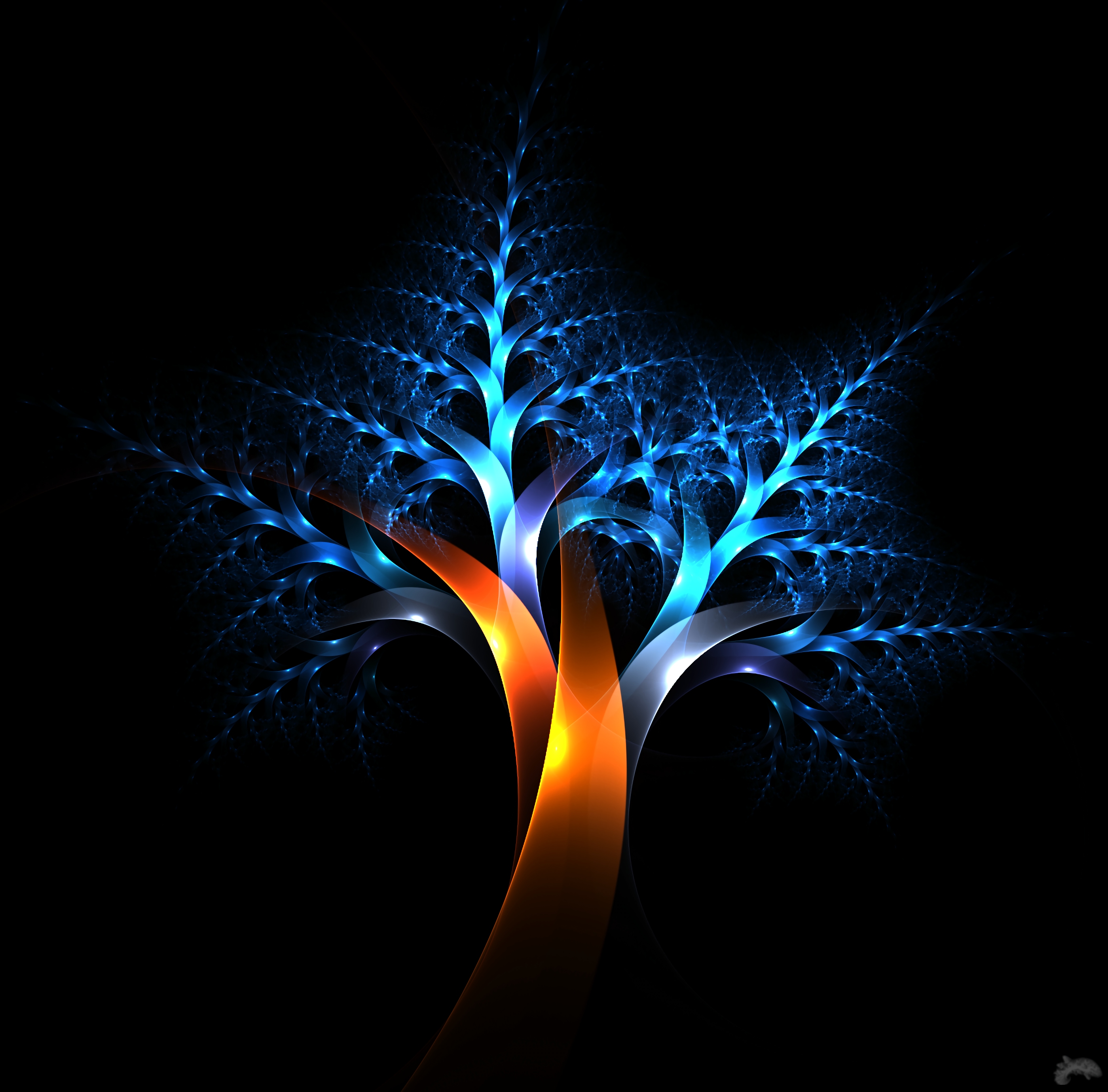 abstract, plexus, wood, fractal, lines, tree wallpapers for tablet