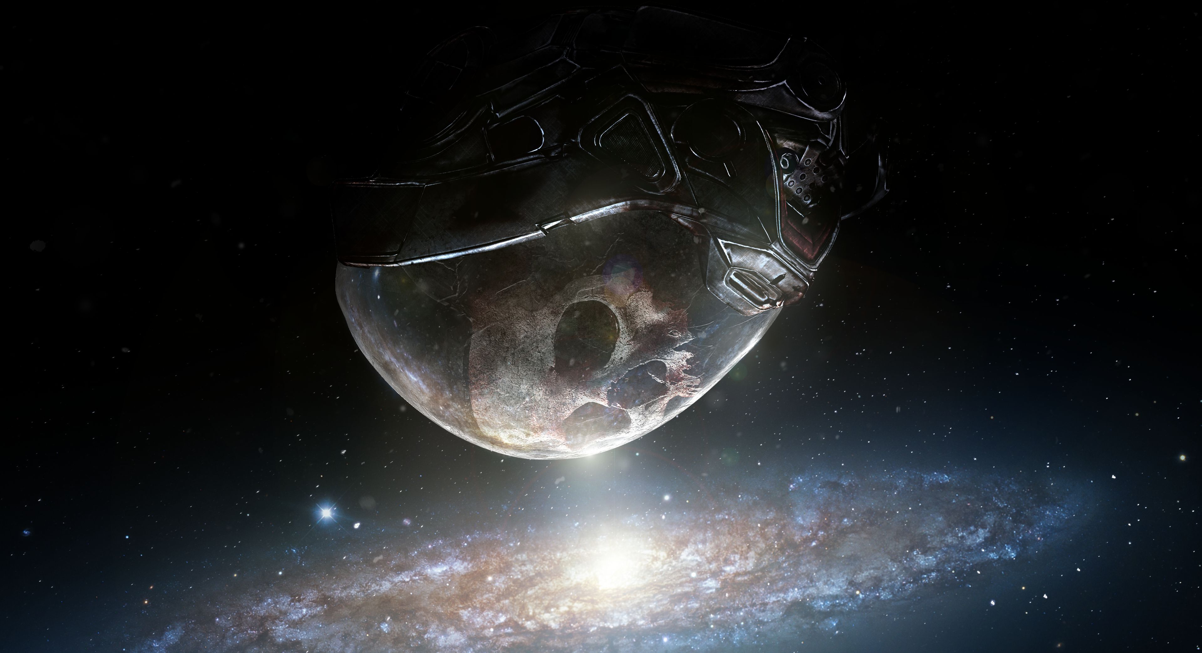 HD desktop wallpaper: Mass Effect, Galaxy, Helmet, Space, Skull, Video  Game, Mass Effect: Andromeda download free picture #469788
