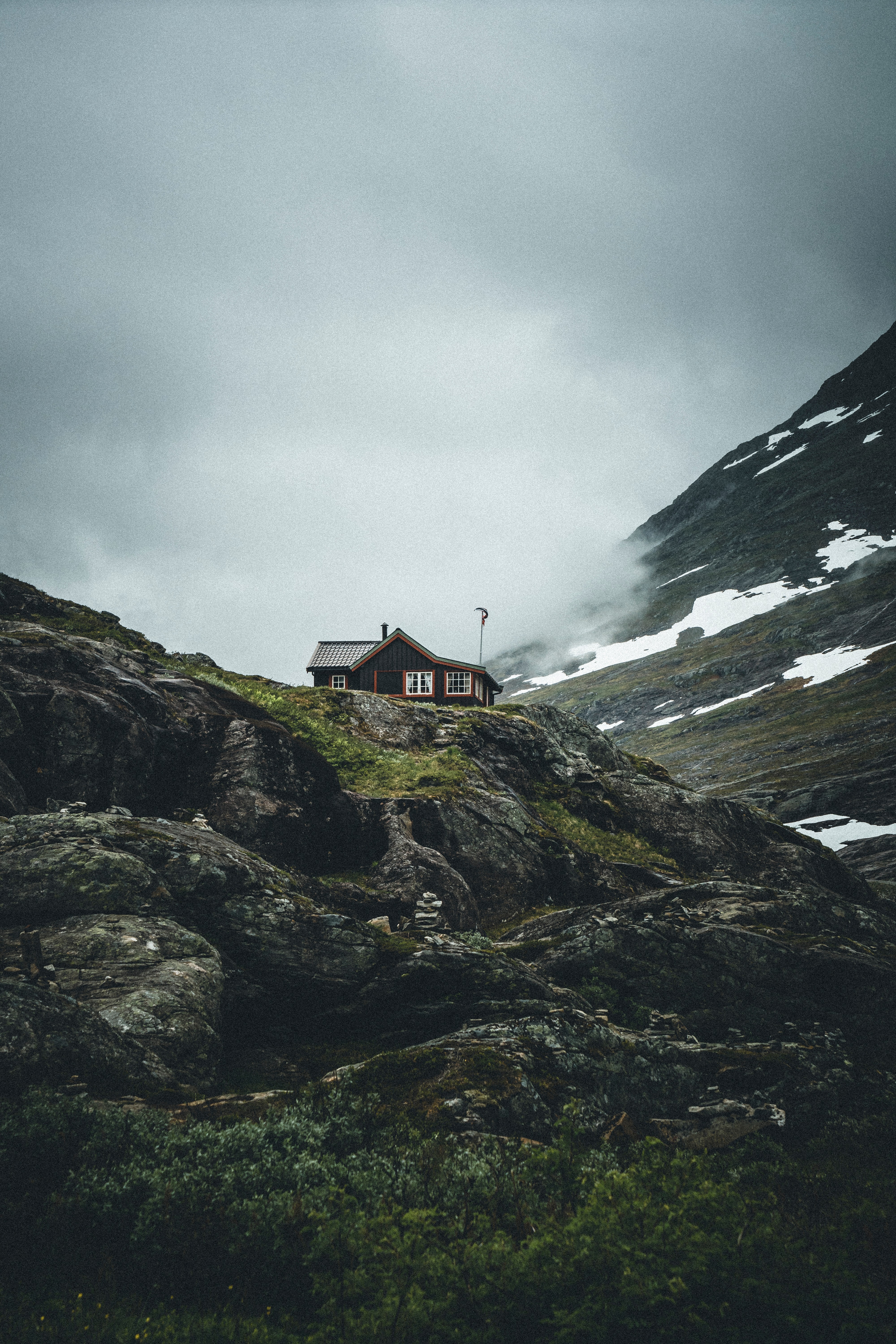 android comfort, nature, rock, mountain, privacy, seclusion, house, coziness