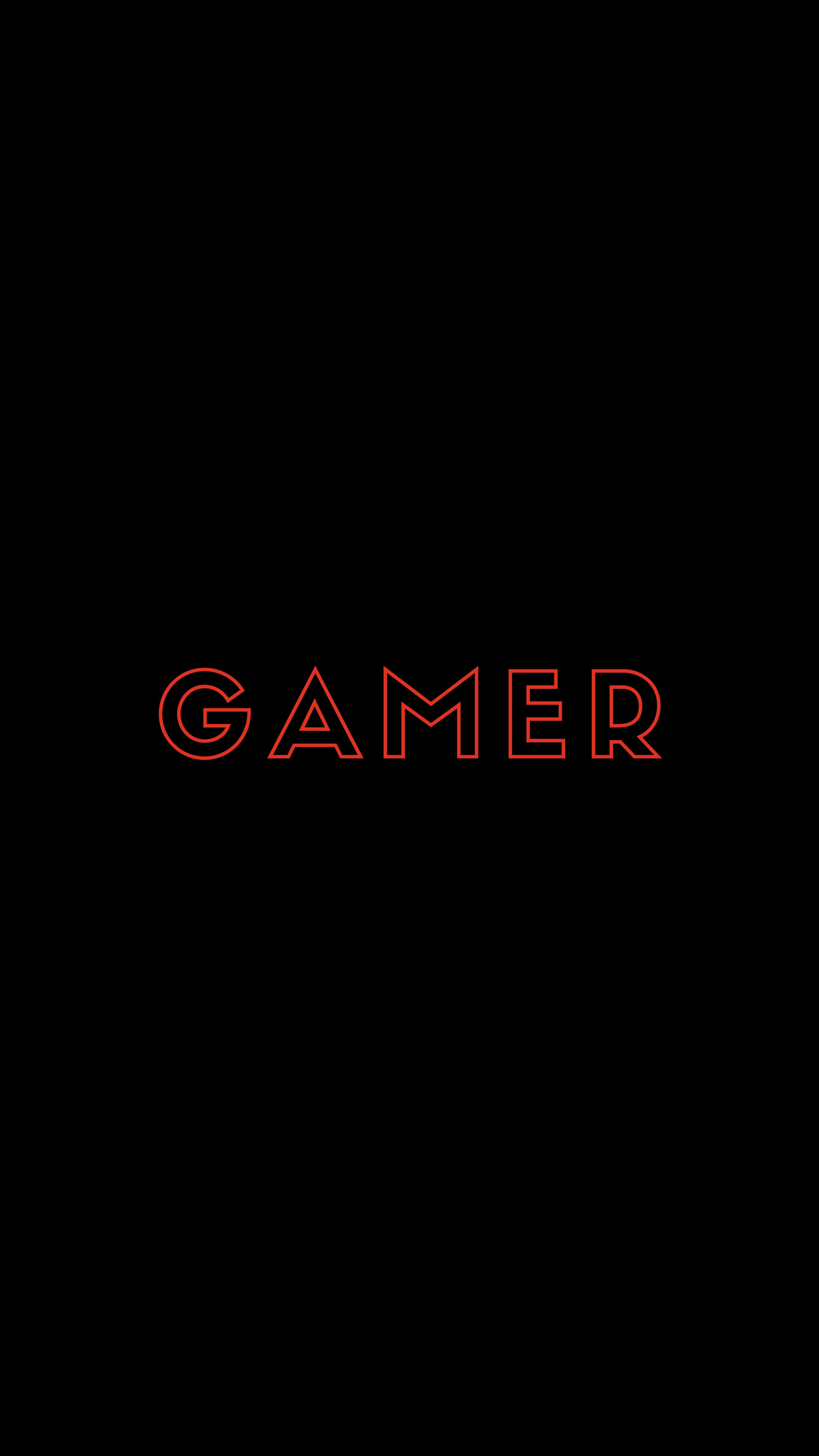 text, word, gamer, words, inscription Phone Background