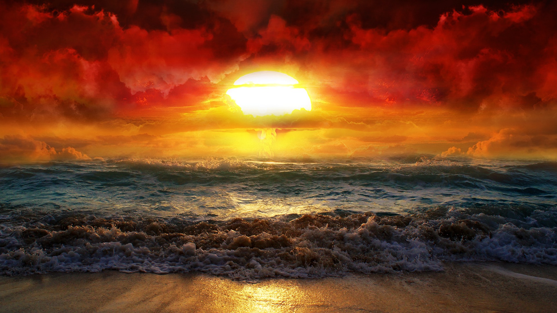 手機的220677屏保和壁紙太阳。 免費下載 摄影, 日落, 海滩, 海洋 圖片