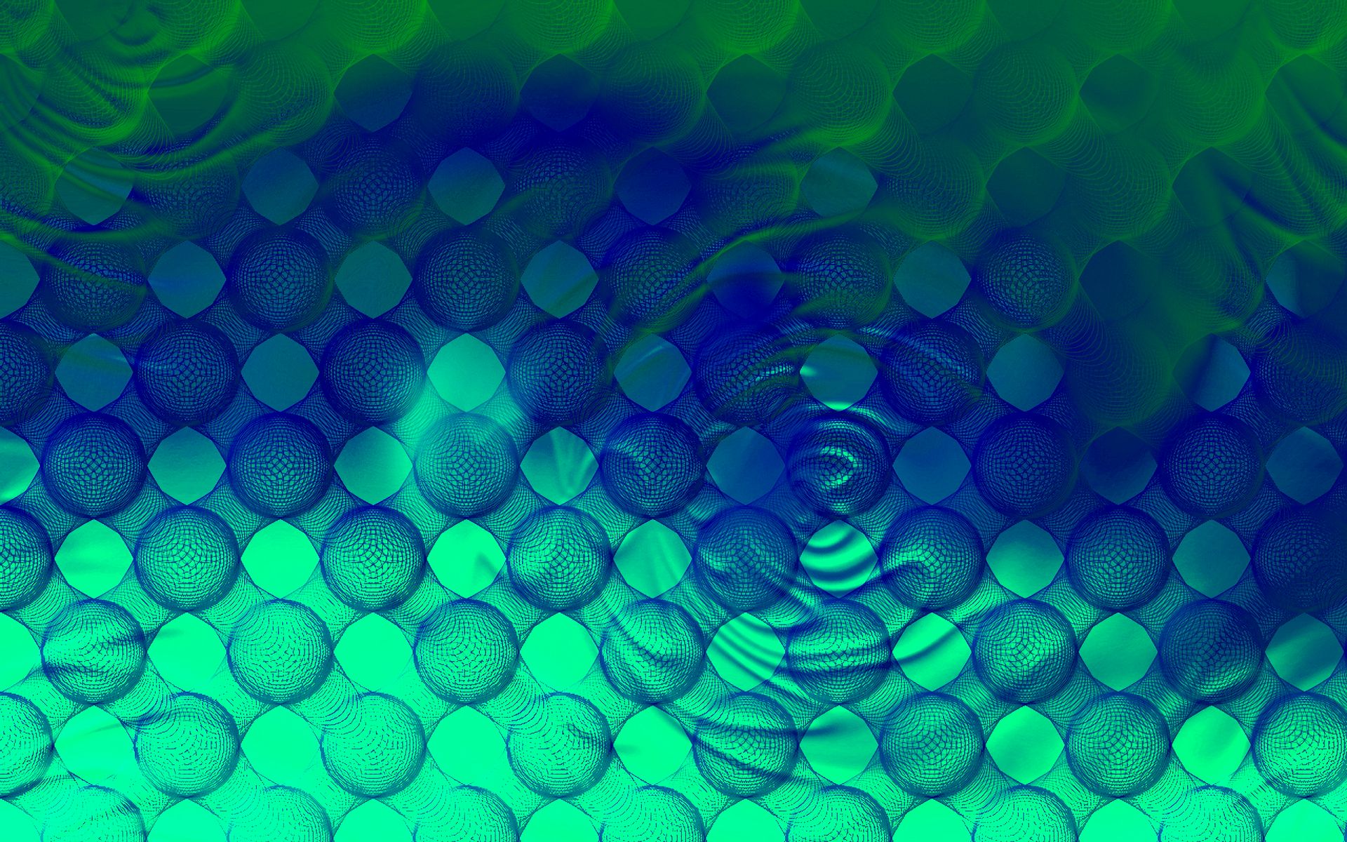 abstract, pattern, blue, circle, green, octagon, ripple, water iphone wallpaper