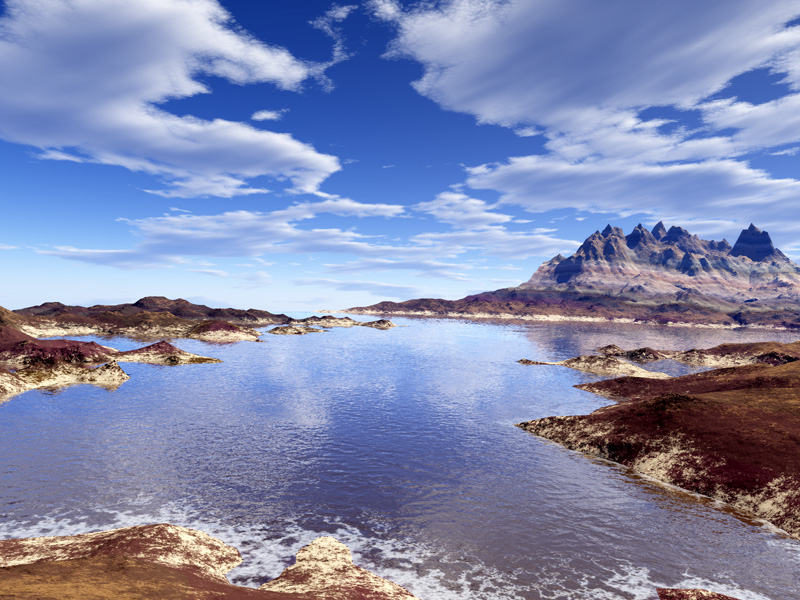 1080p Wallpaper earth, mountain Lake