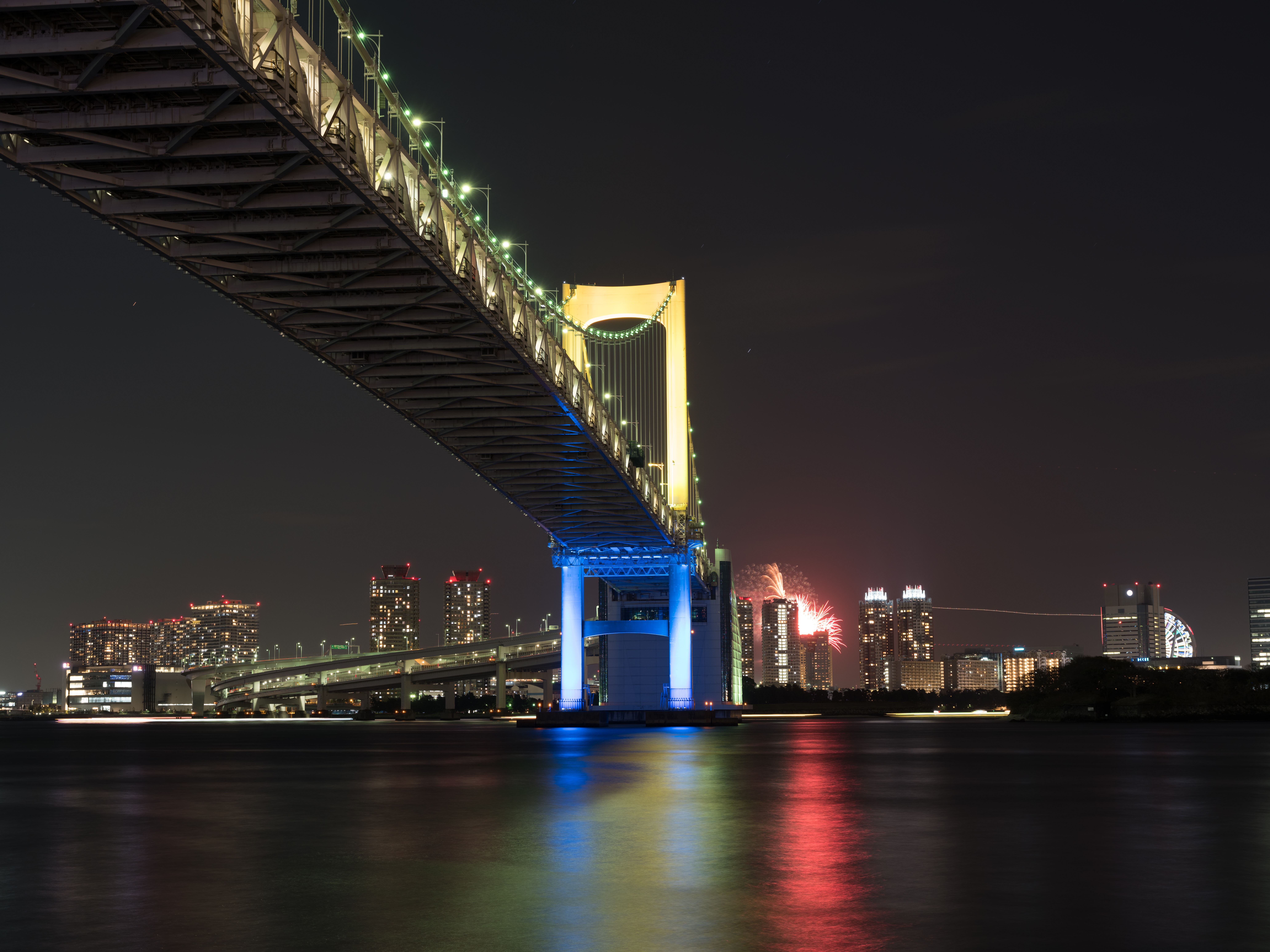 75920 Screensavers and Wallpapers Japan for phone. Download cities, night city, bridge, japan, bay, tokyo pictures for free