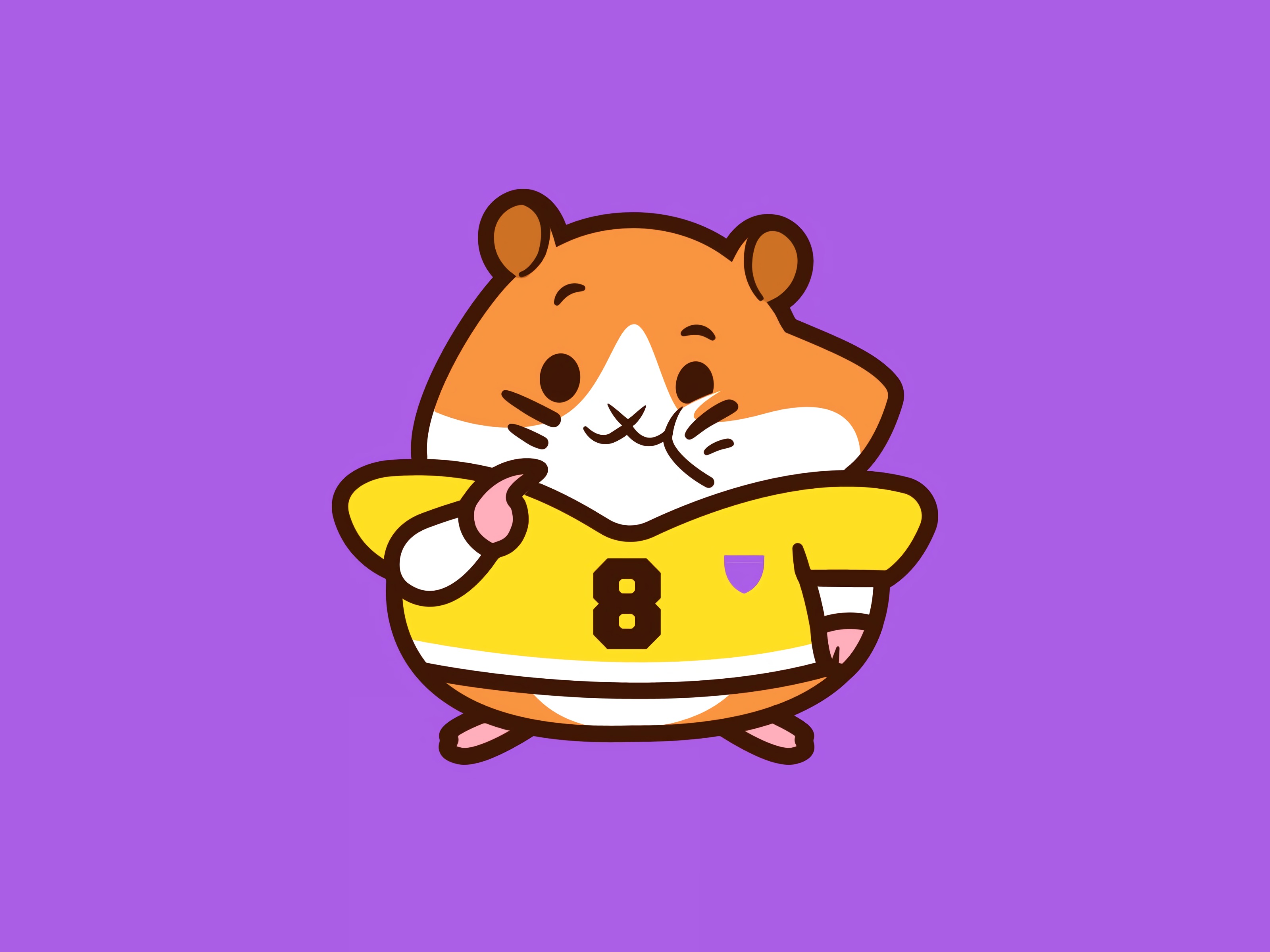 iPhone background funny, nice, hamster, vector