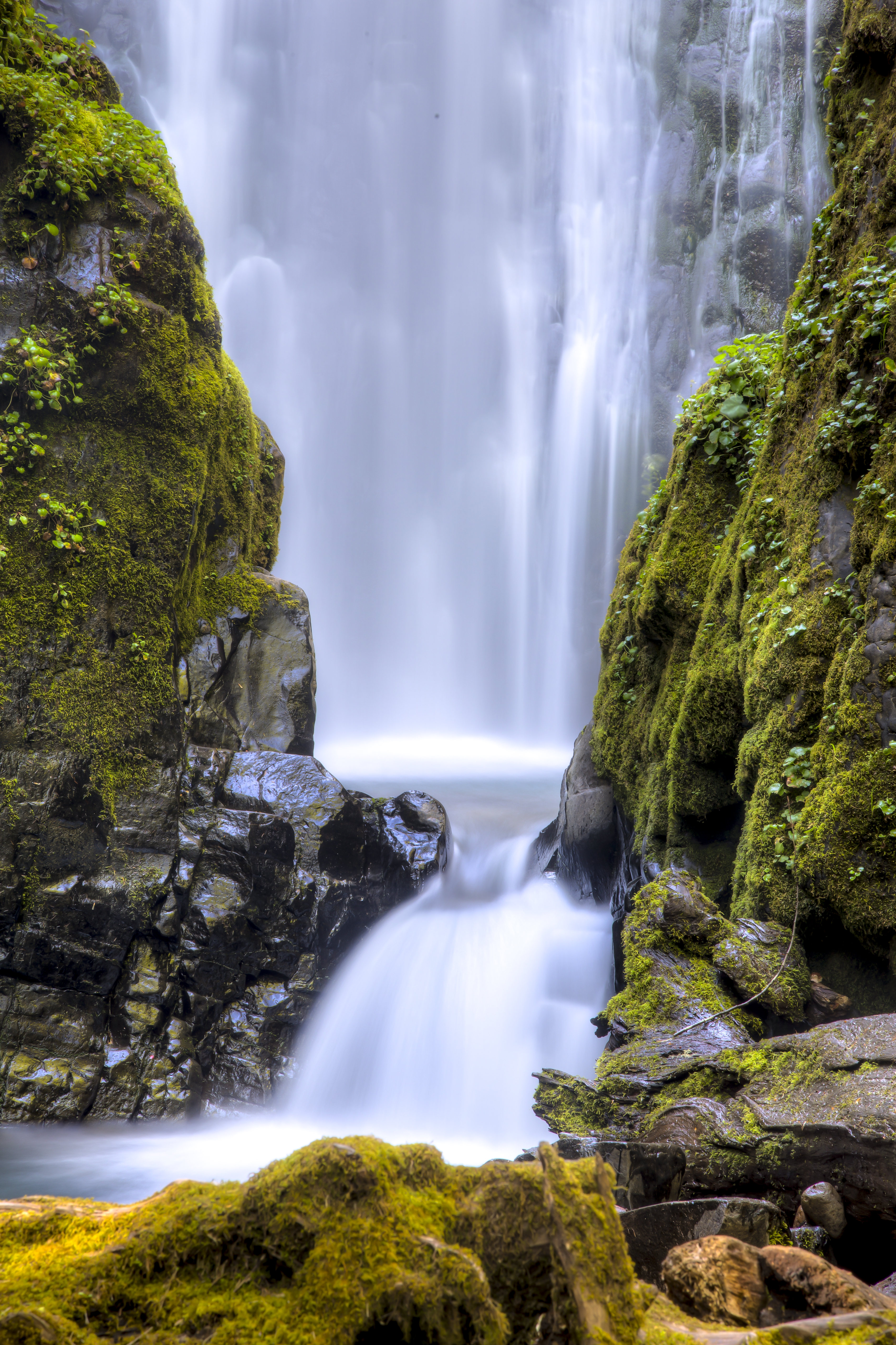 waterfall, nature, stones, rocks, flow, moss, stream cell phone wallpapers