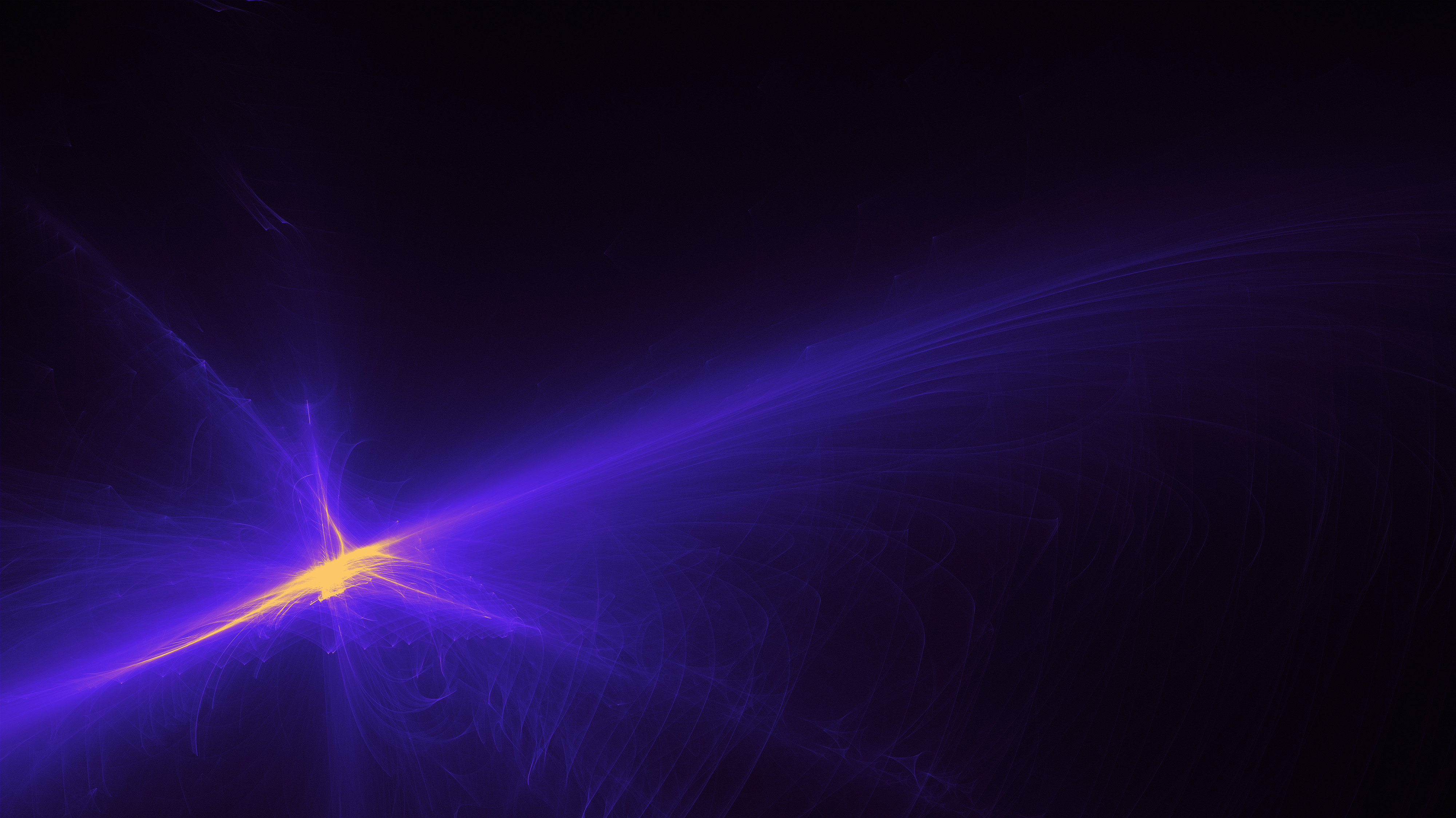 beams, violet, purple, rays, abstract, fractal 4K