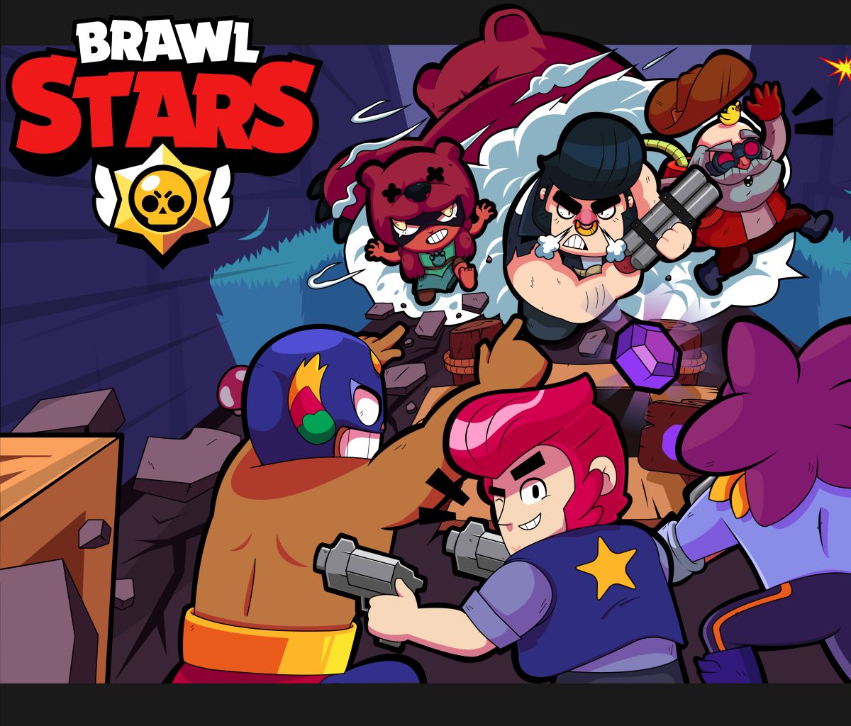 Oceanus gaming brawl. Игра Brawl Stars. Brawl Stars плакат. Brawl Stars Постер. Brawl Stars обложка игры.