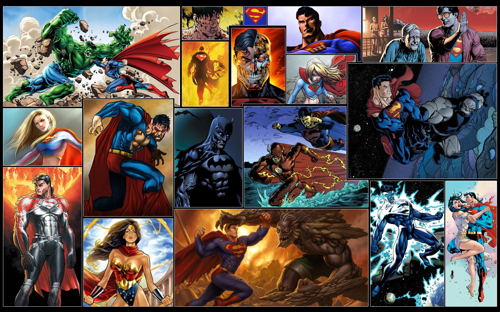 Phone Wallpaper wonder woman, darkseid (dc comics), lois lane, superman