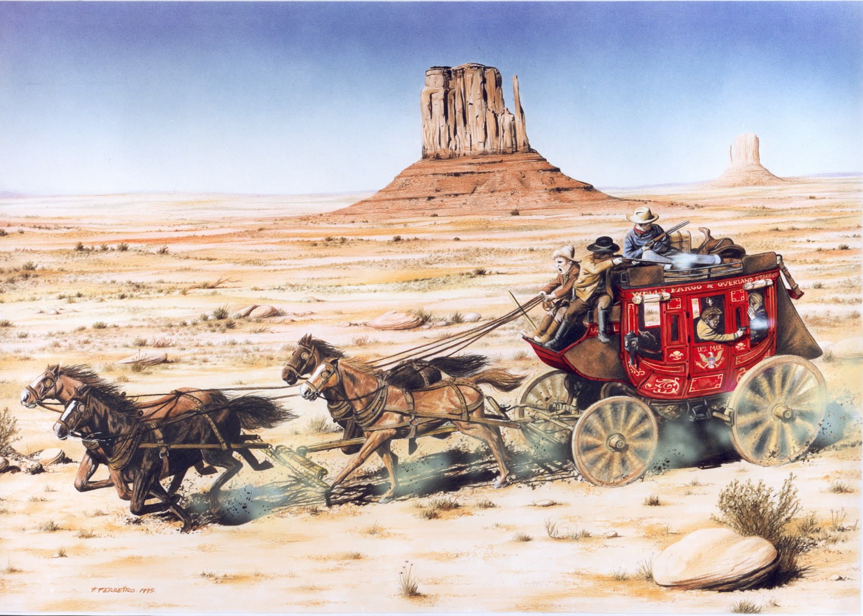 Повозка в пустыне