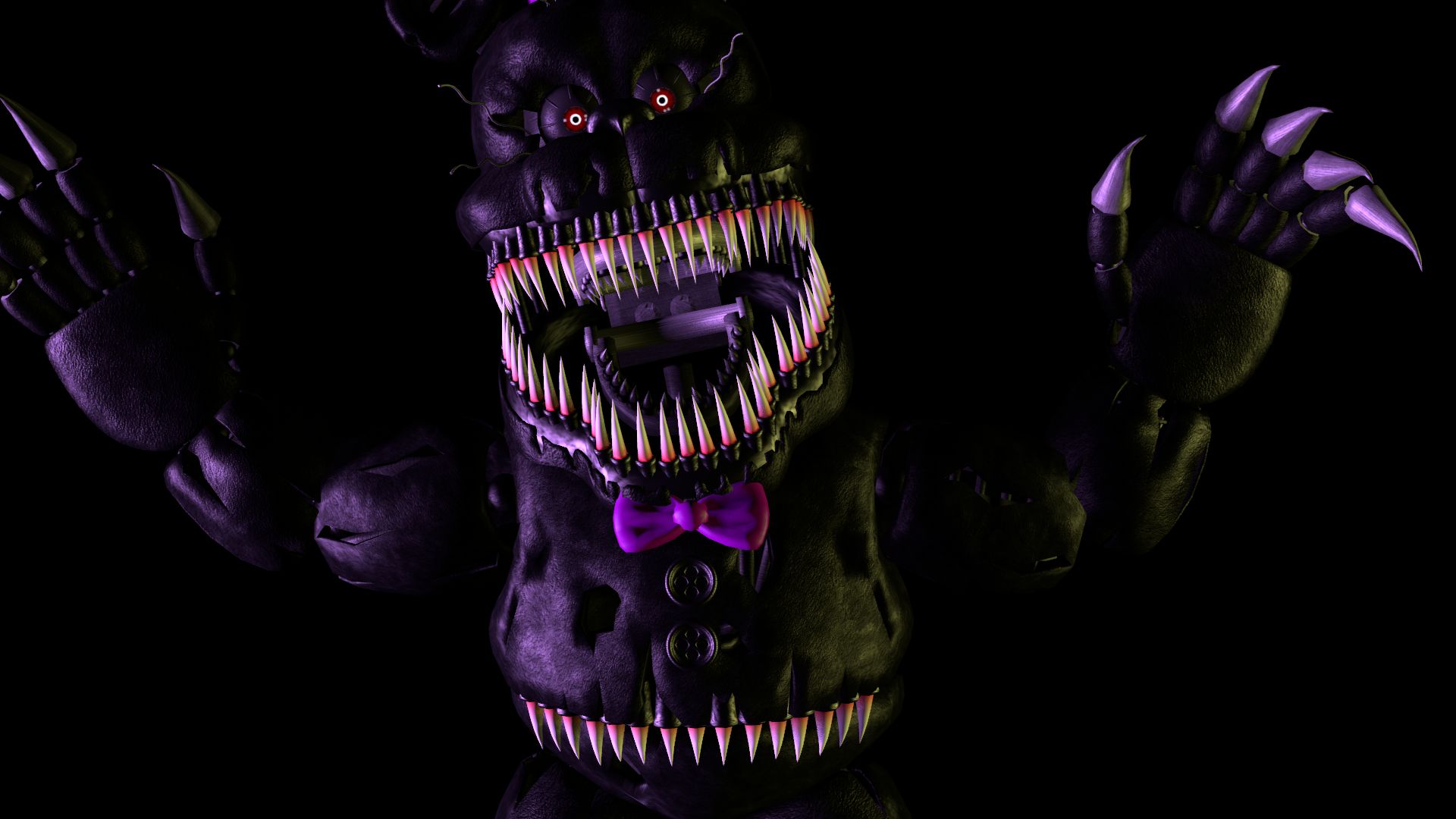 Картинки кошмарного фредди из fnaf 4