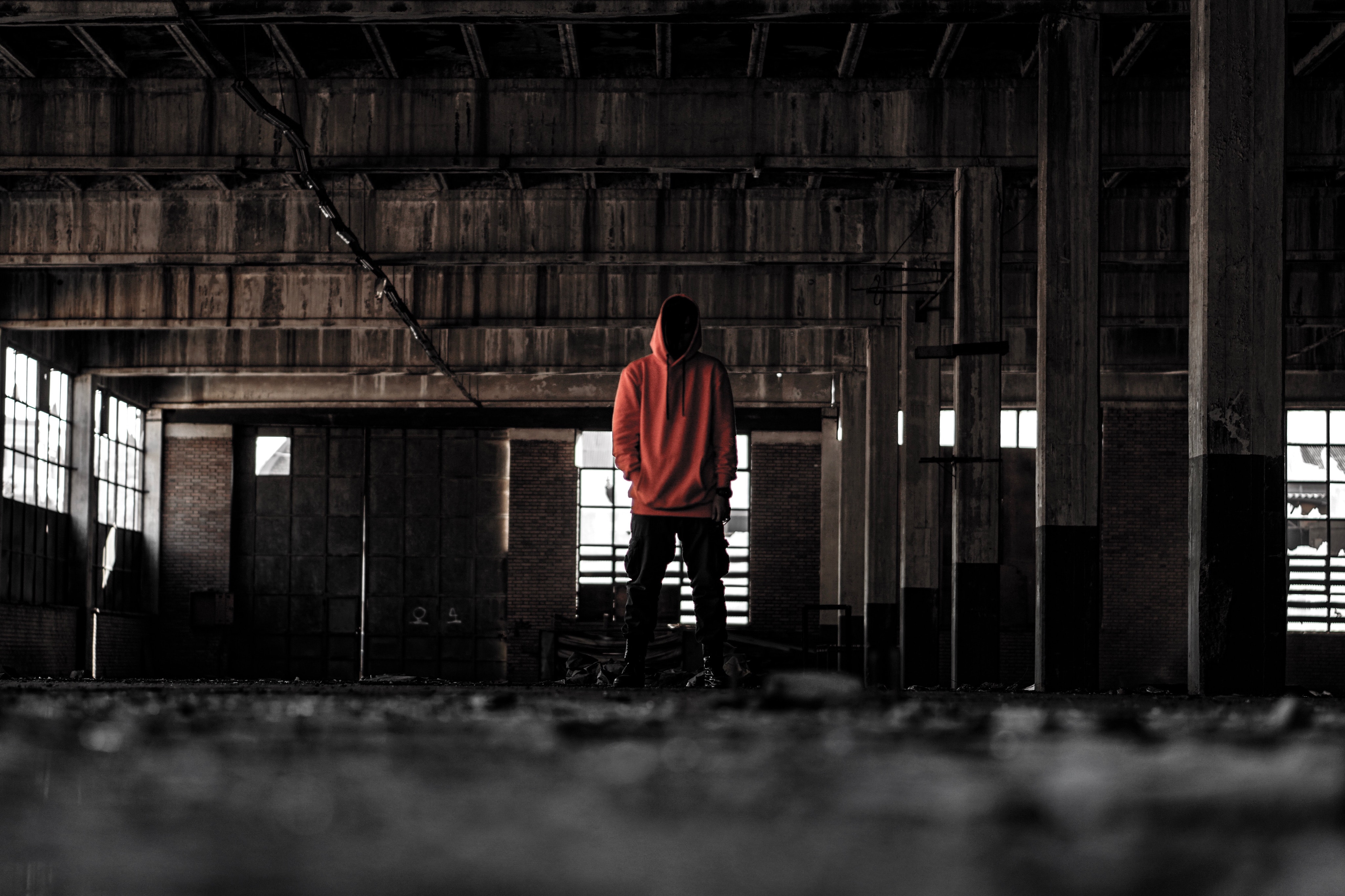 iPhone background human, hood, miscellaneous, loneliness