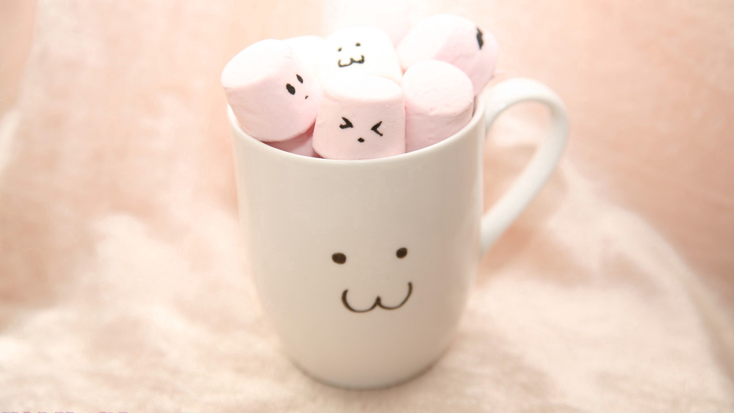 smiles, smilies, miscellanea, miscellaneous, cup, zephyr, marshmallow wallpapers for tablet