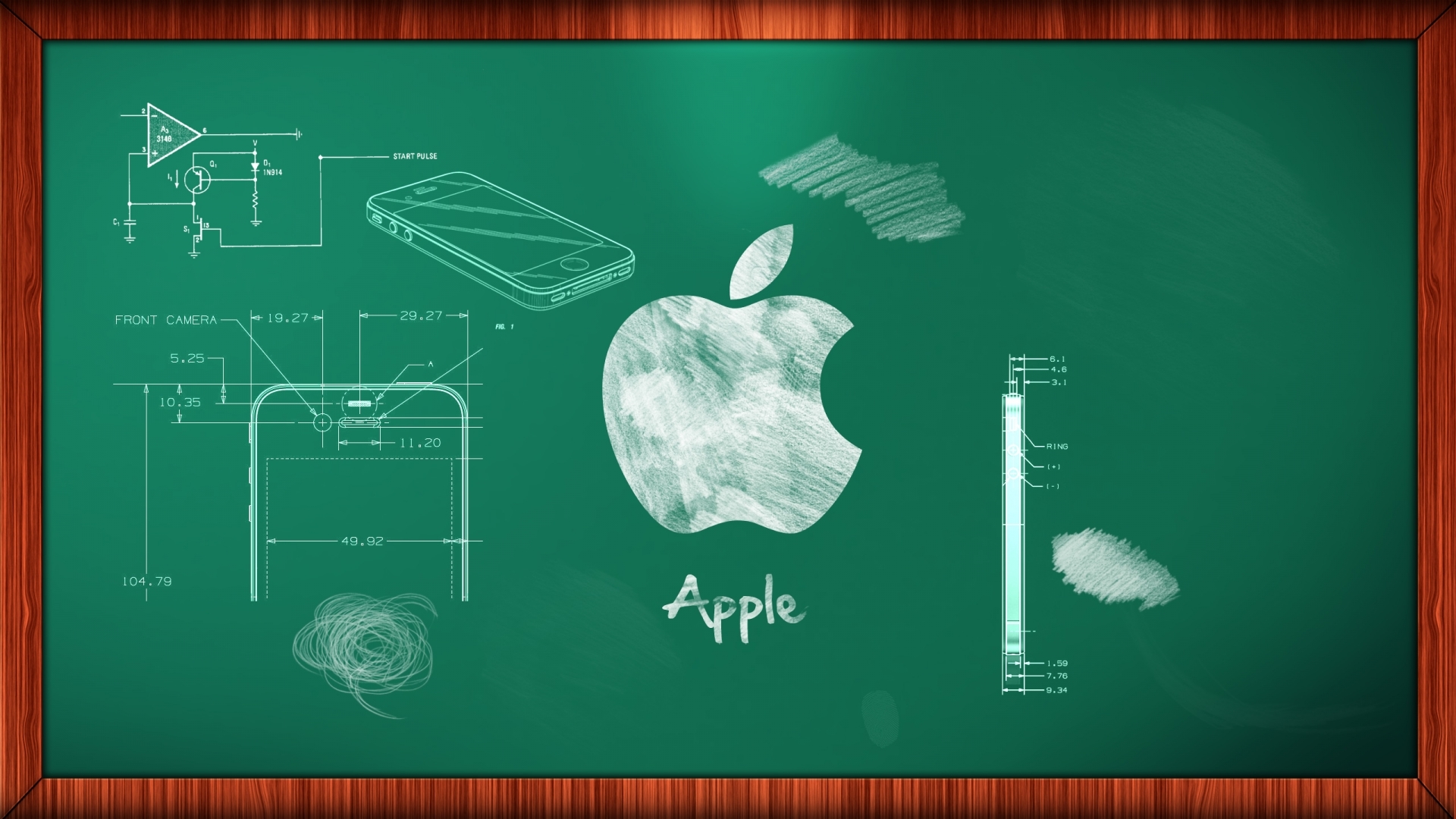 Handy-Wallpaper Apple-, Marken kostenlos herunterladen.