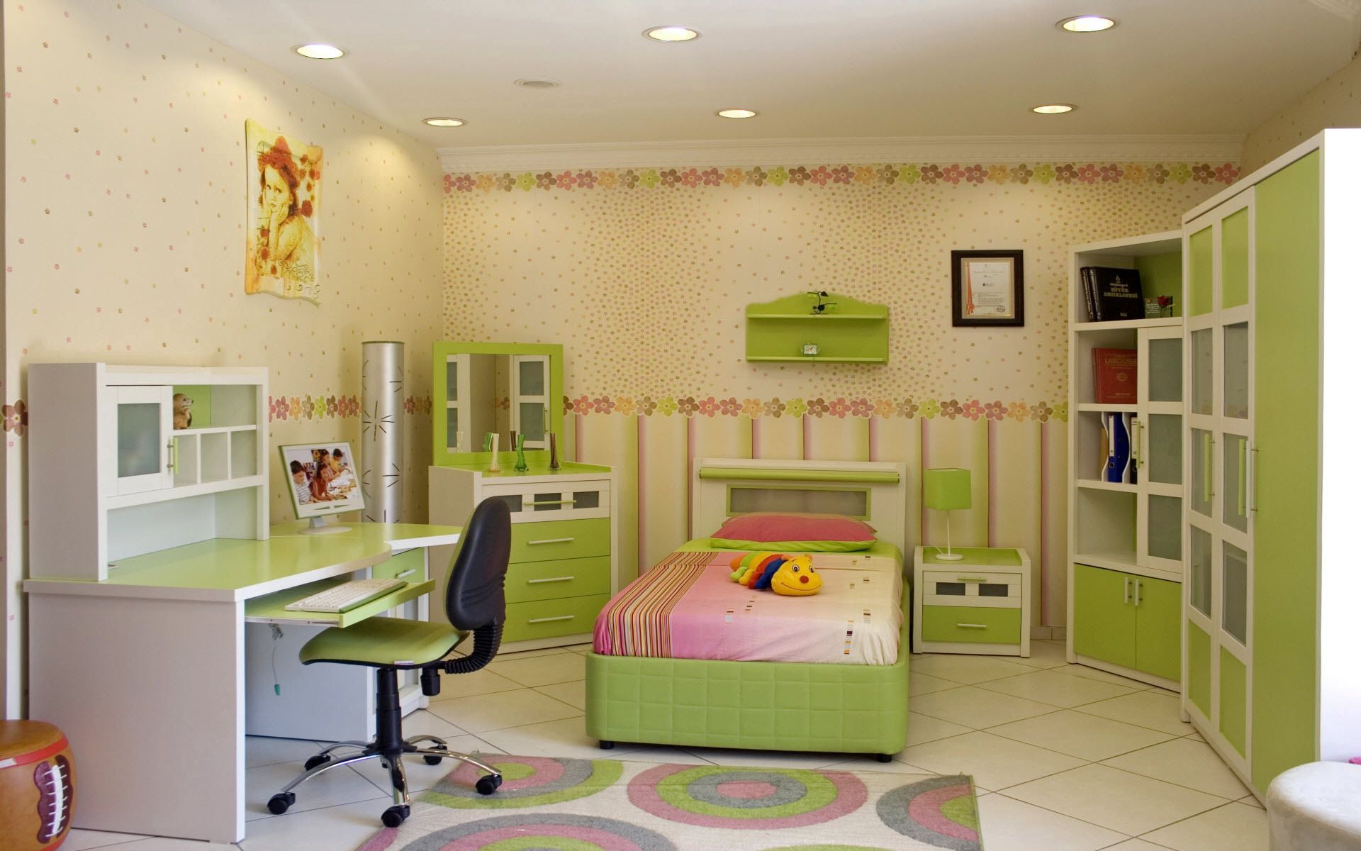 nursery, room, children, interior, miscellanea, miscellaneous, design, style, bedroom 4K Ultra