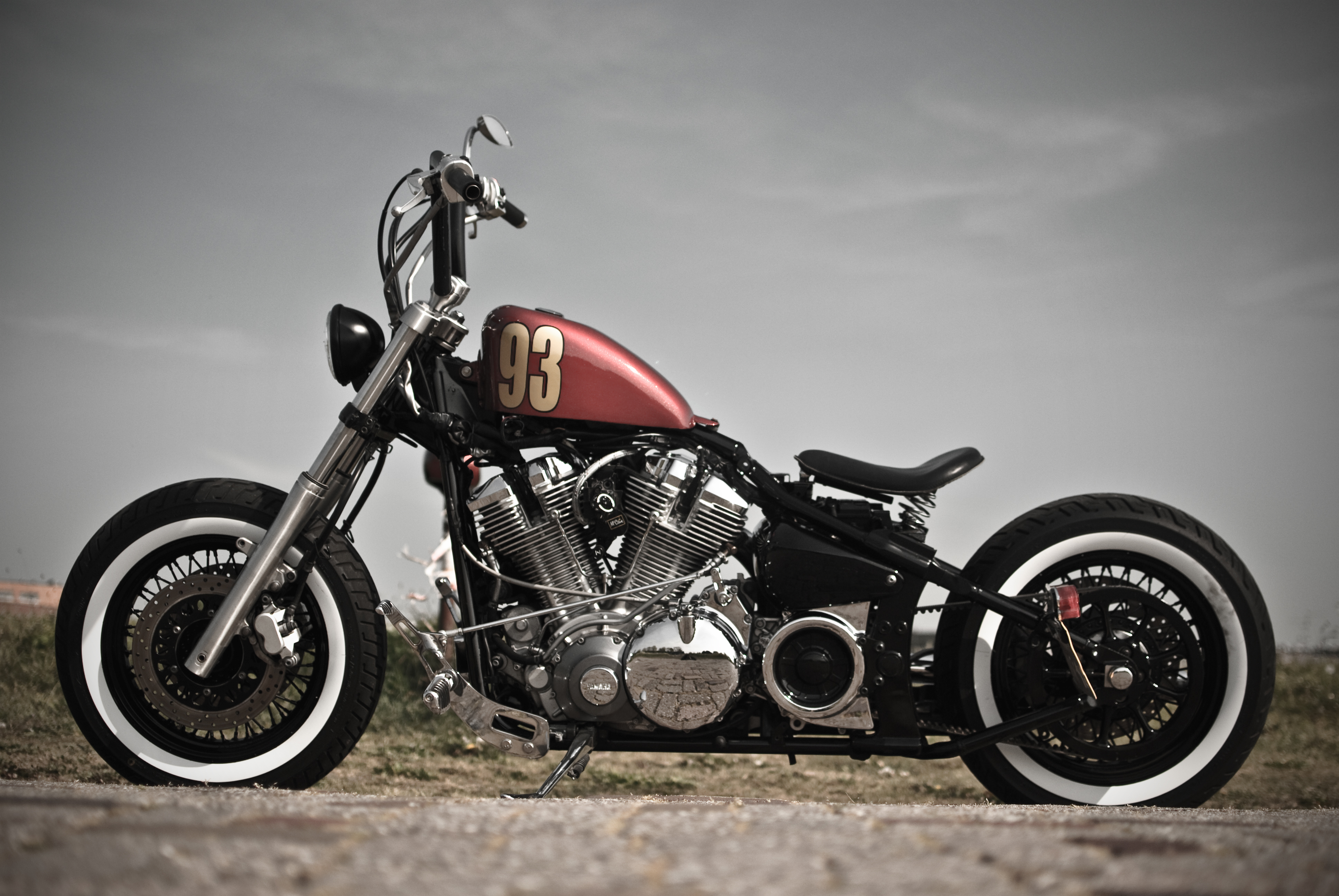 style, motorcycles, bike, motorcycle, bobber, xv1600 UHD