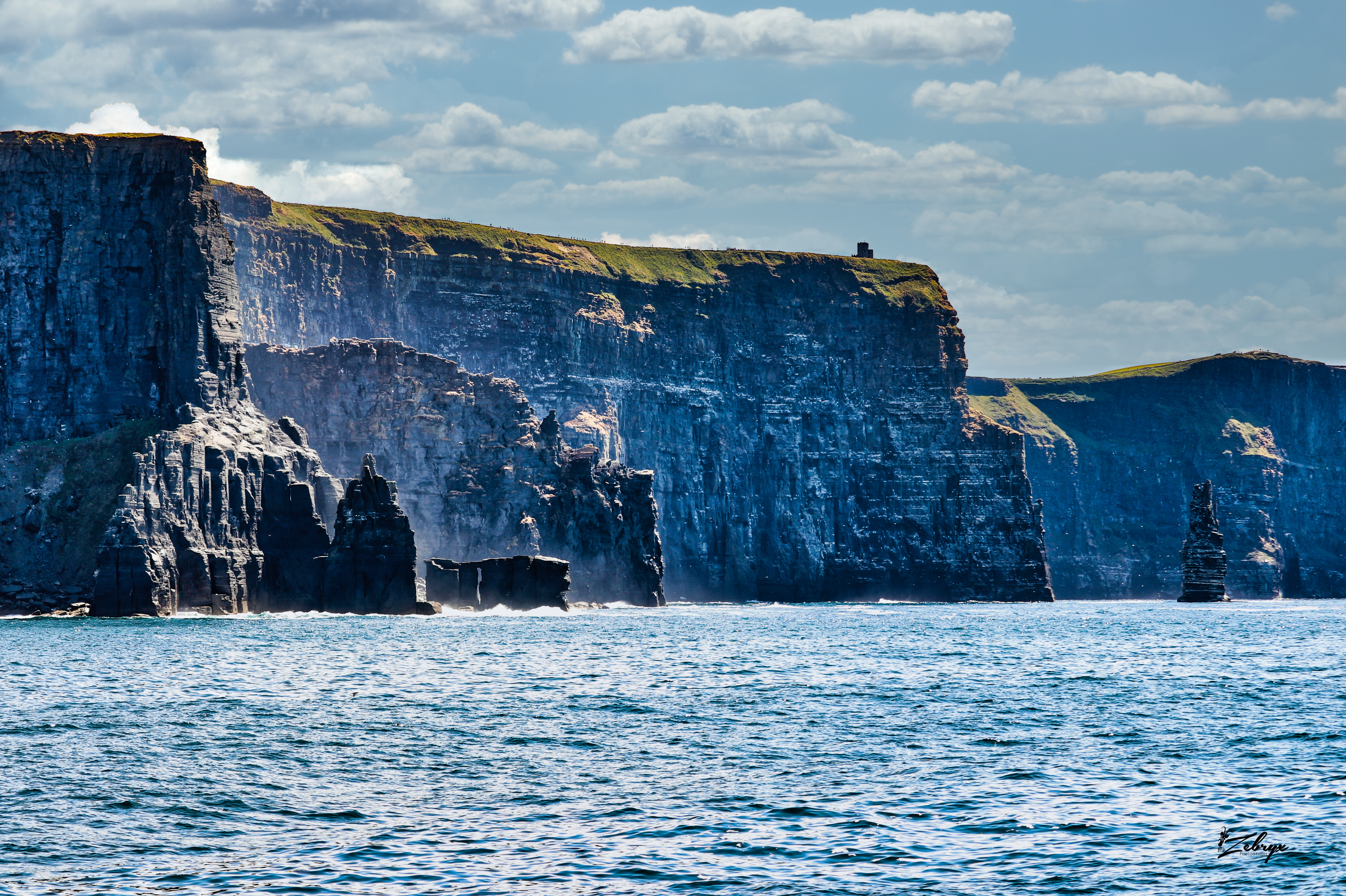 cliff, nature, sea, rocks, break, precipice HD wallpaper