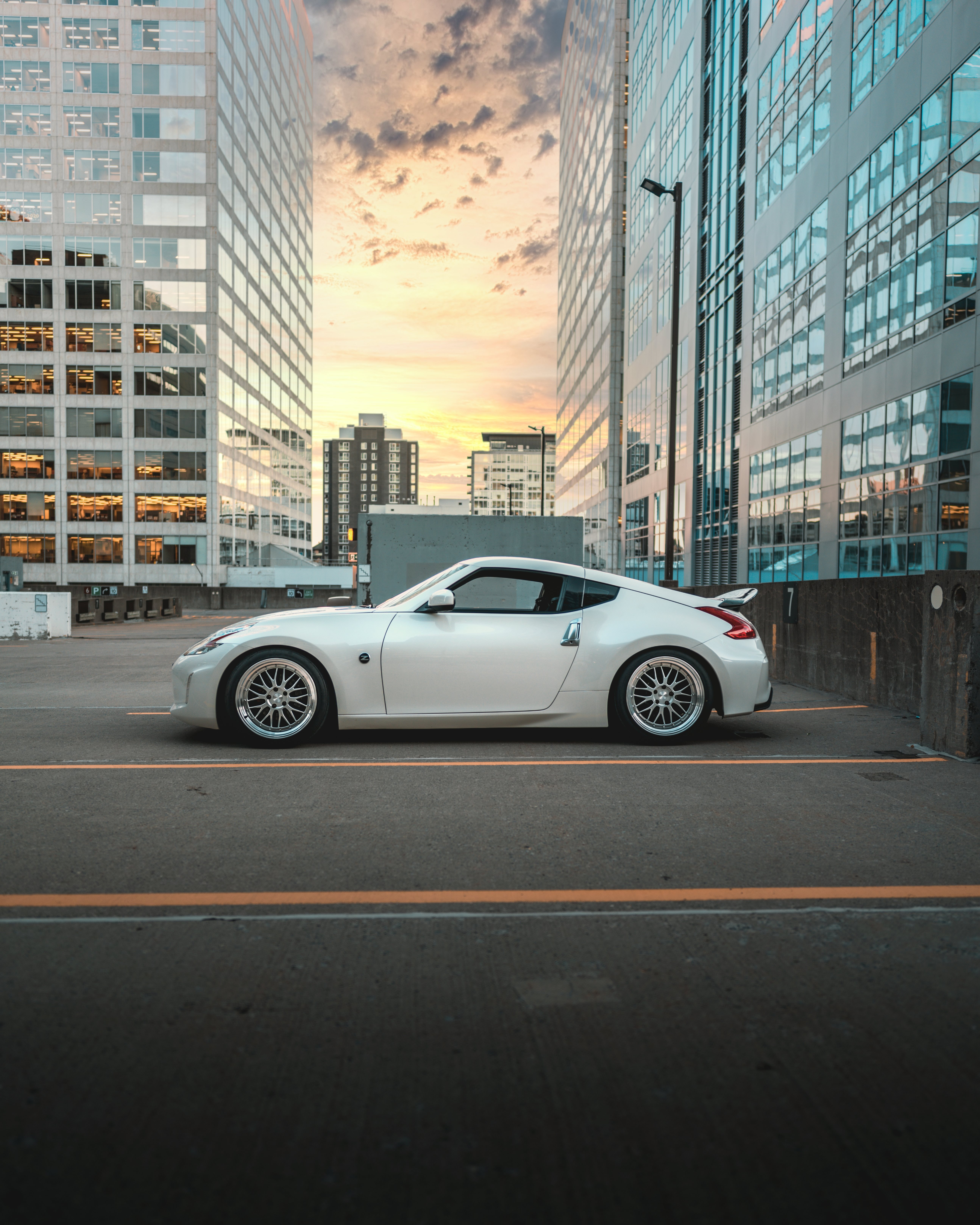 High Definition wallpaper cars, side view, nissan 370z, sports car