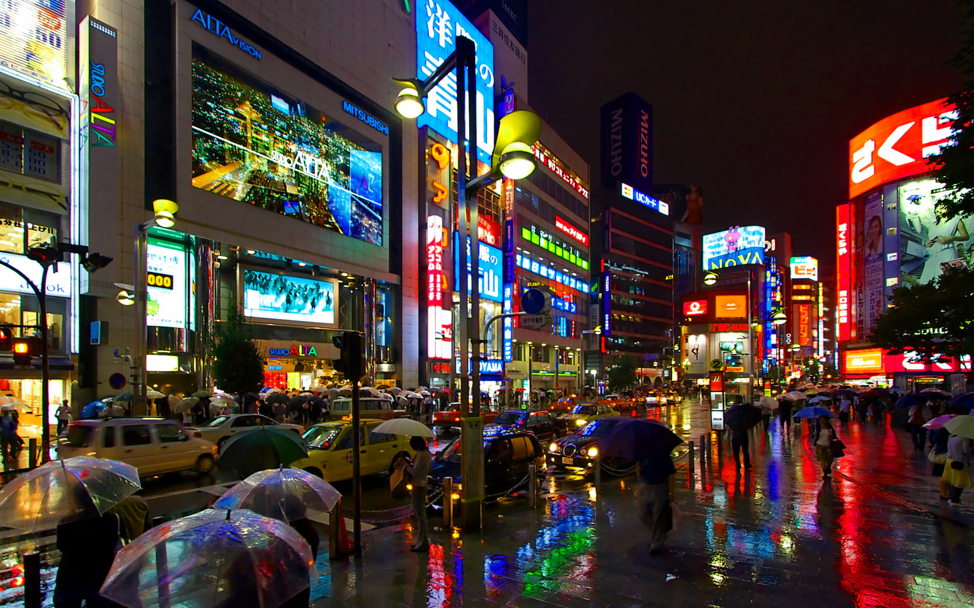 tokyo, city, man made, night 3d Wallpaper