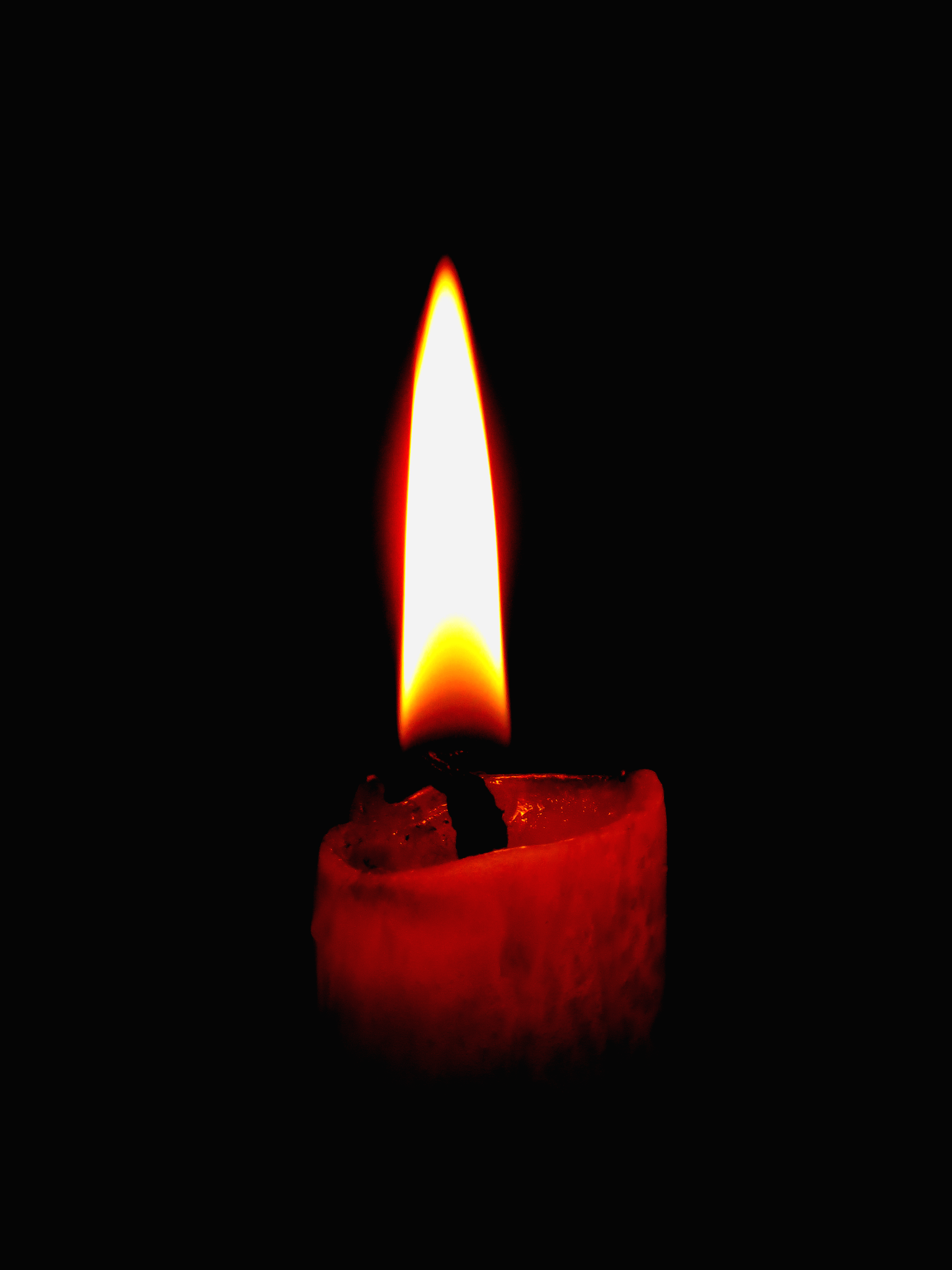 iPhone Wallpapers candle, wick, flame, dark background Wax