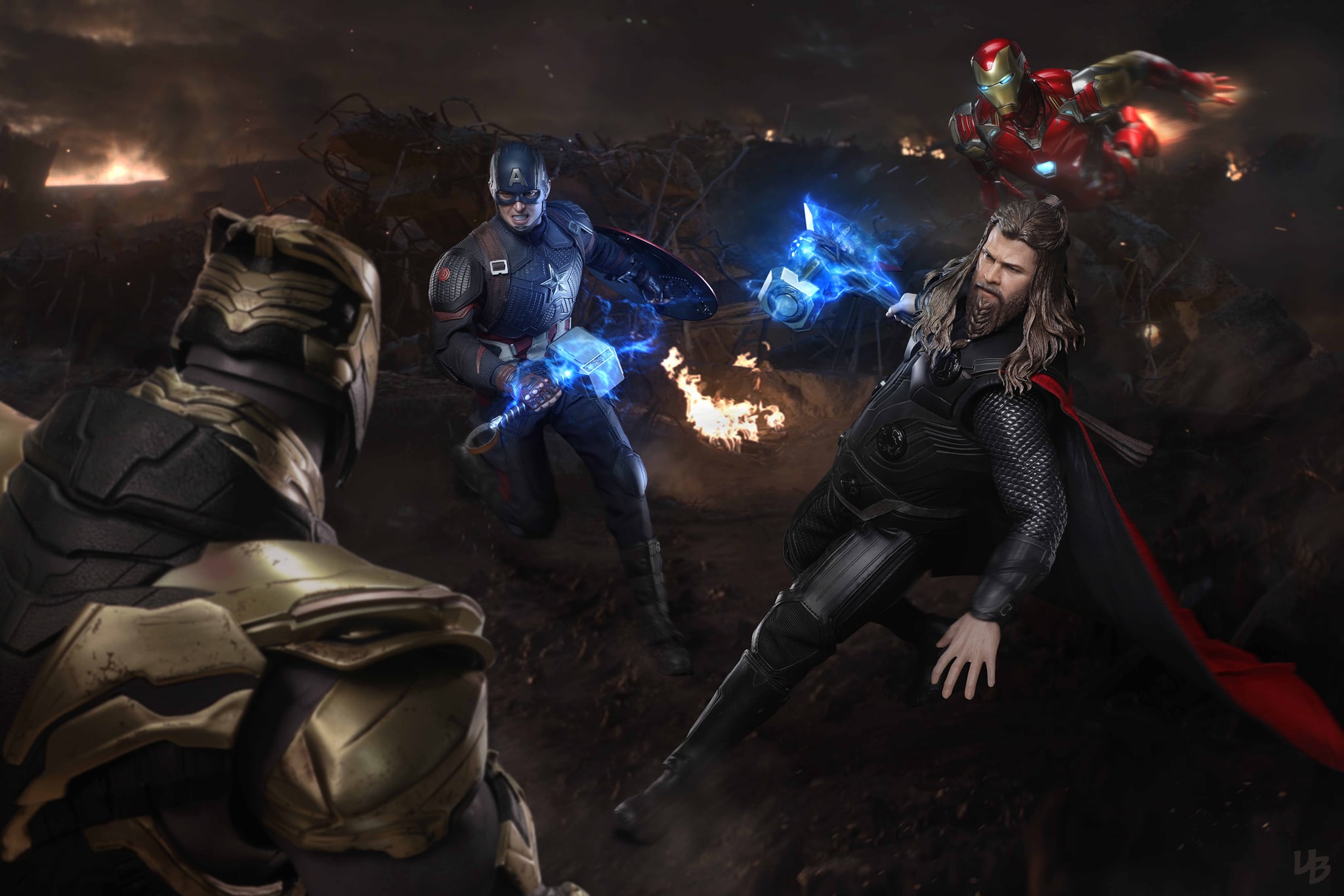 HD desktop wallpaper: Iron Man, Captain America, Movie, Thor, The Avengers,  Thanos, Avengers Endgame download free picture #503974
