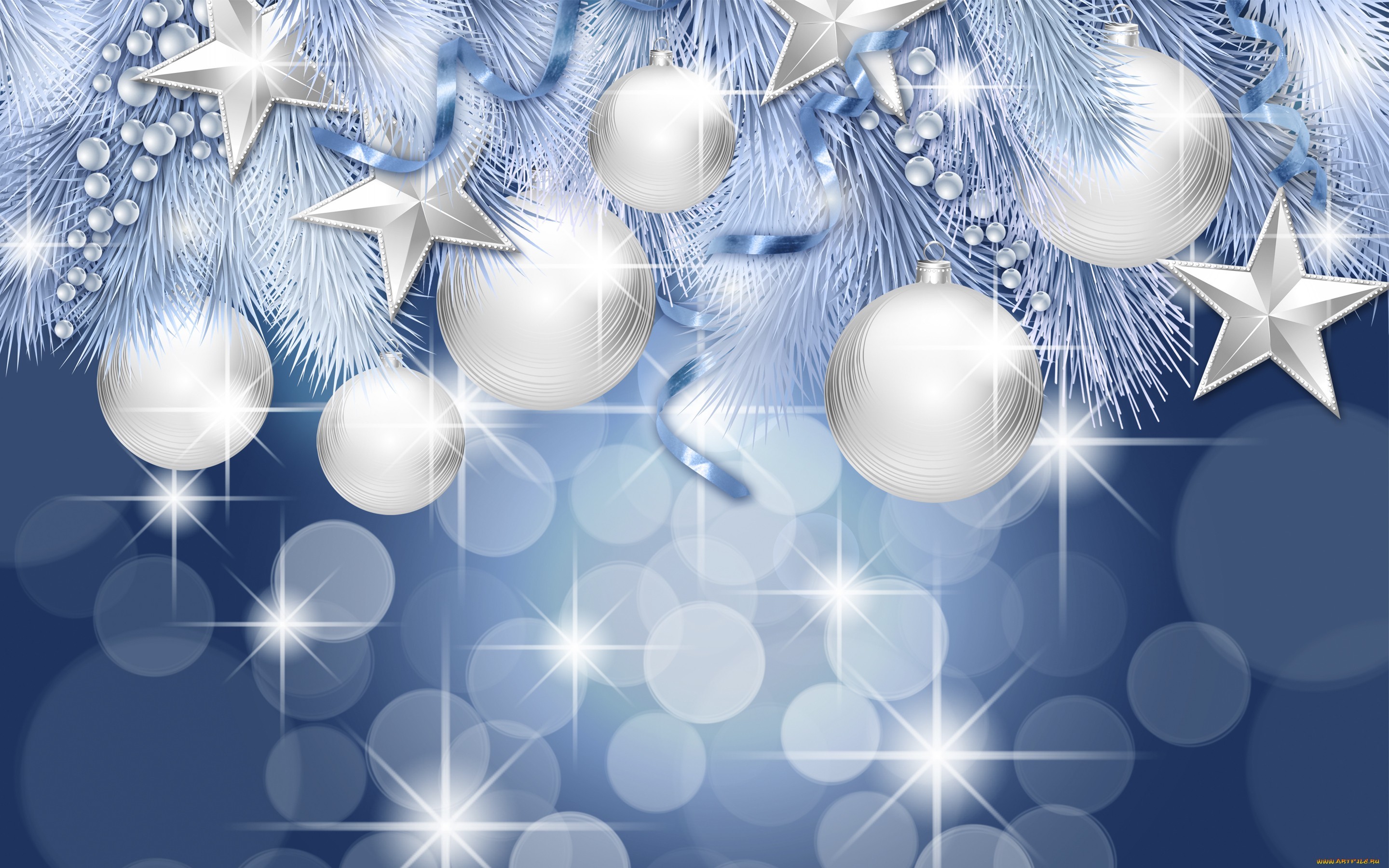 18216 скачать обои рождество (christmas xmas), фон, праздники, новый год (new year), синие - заставки и картинки бесплатно