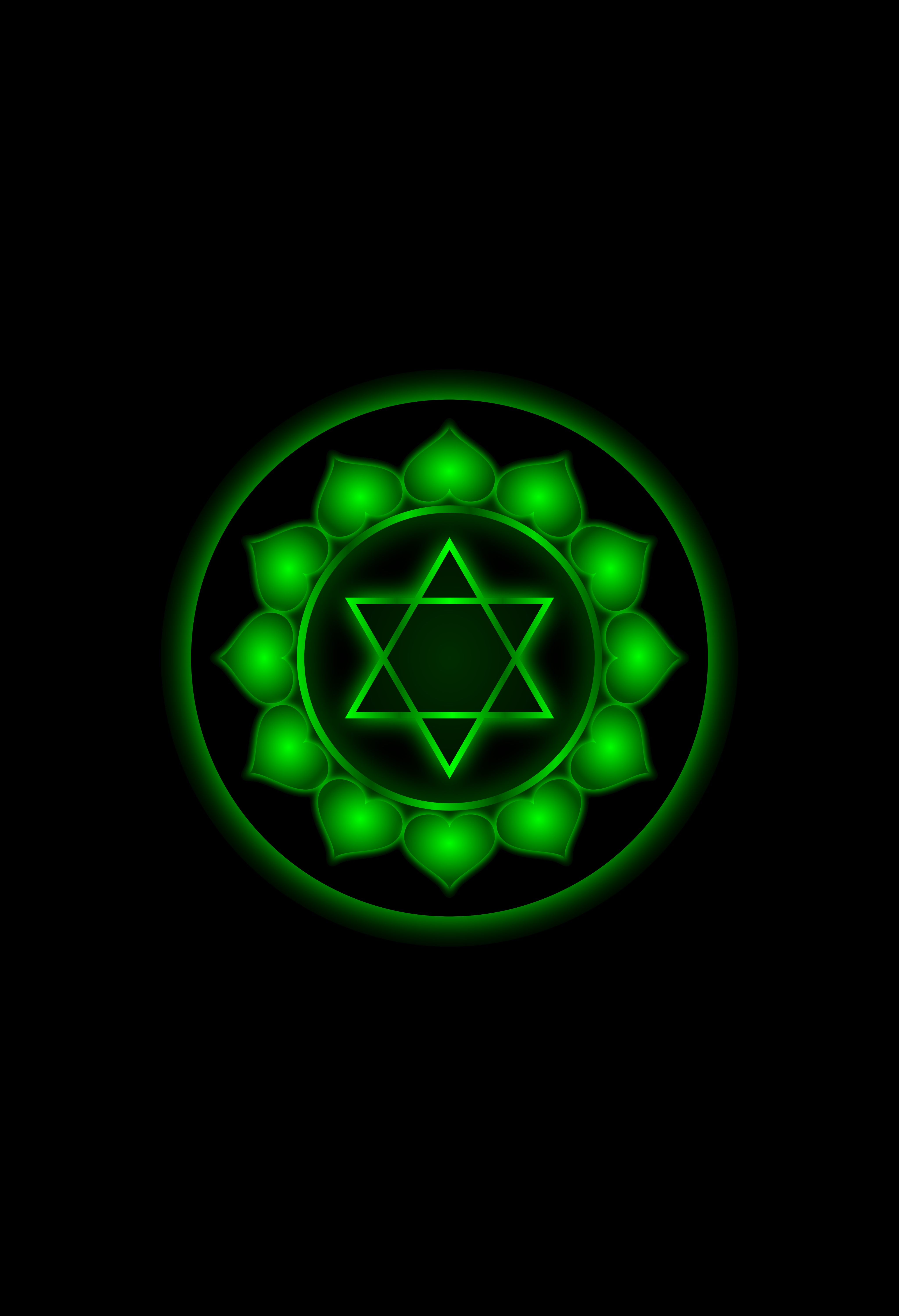 chakra, dark, heart, sign download for free