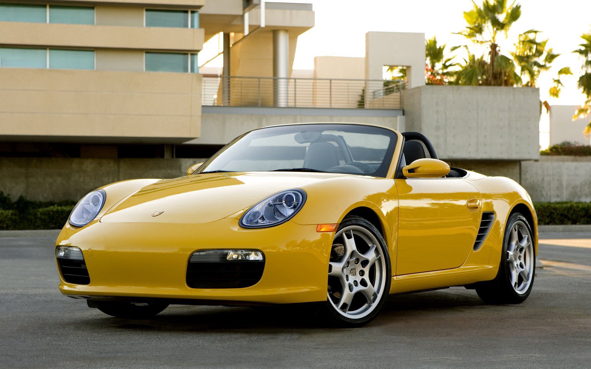 154079 Screensavers and Wallpapers Cabriolet for phone. Download porsche, cars, yellow, cabriolet, porsche boxster 2008 pictures for free